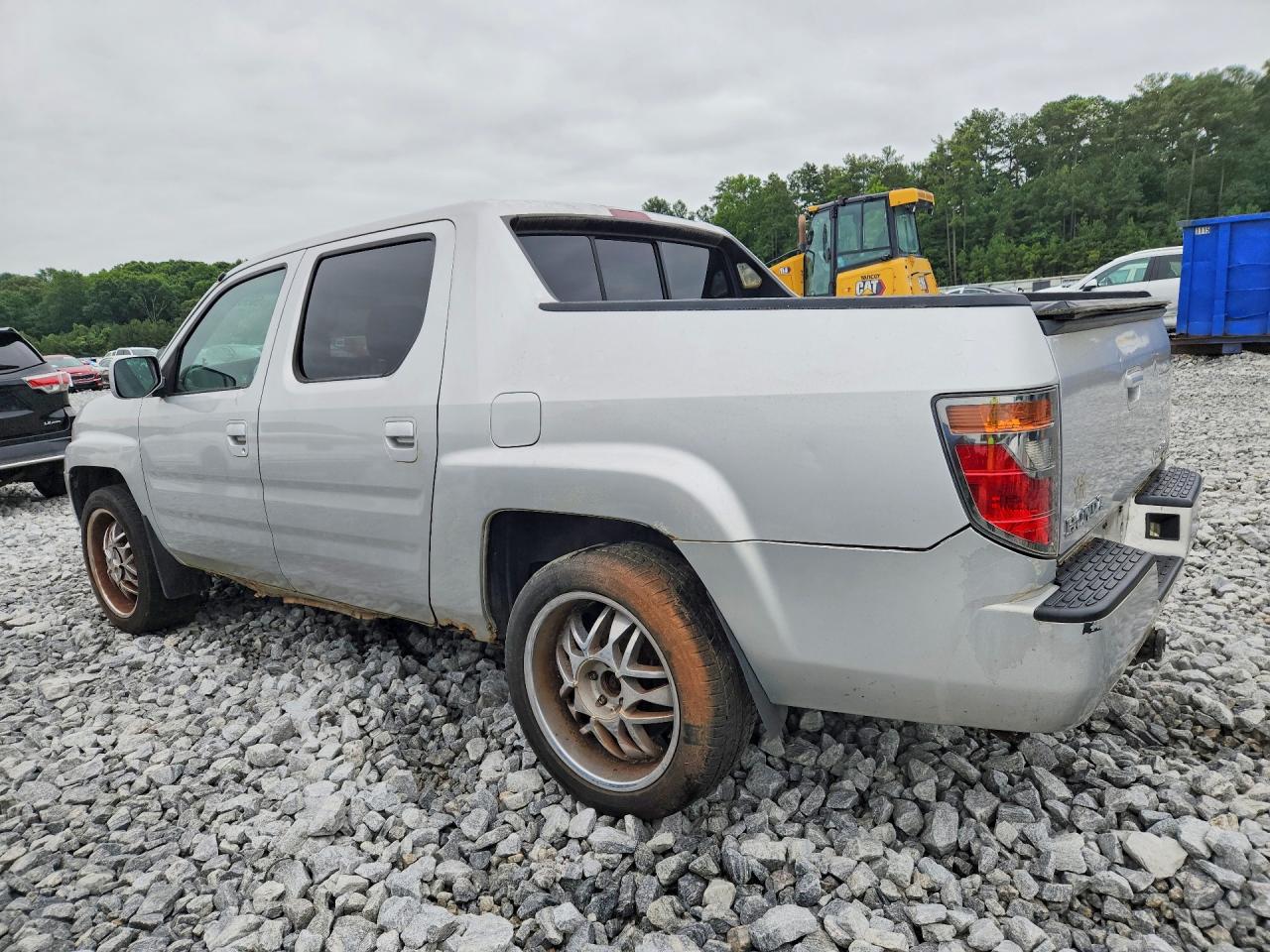 2006 Honda Ridgeline Rtl Silver vin: 2HJYK165X6H547959