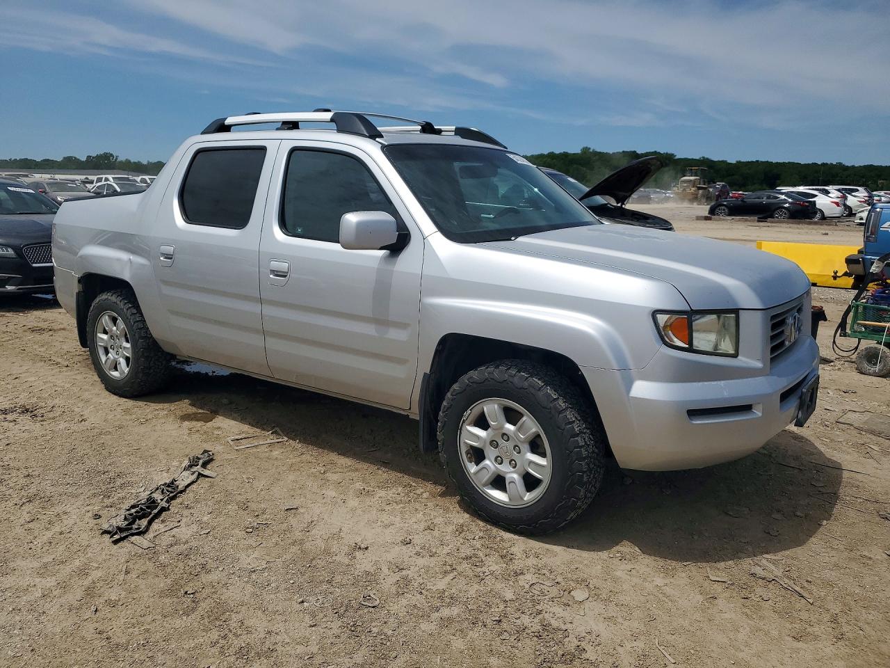 2006 Honda Ridgeline Rtl Silver vin: 2HJYK165X6H559237