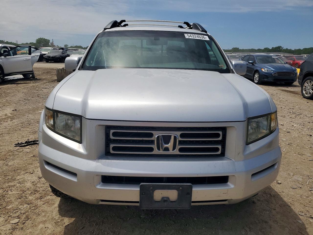 2006 Honda Ridgeline Rtl Silver vin: 2HJYK165X6H559237