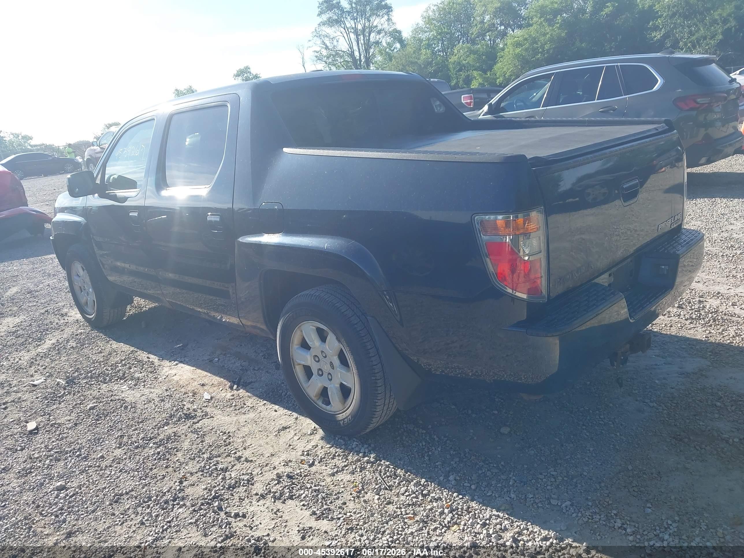 2006 Honda Ridgeline Rtl Black vin: 2HJYK165X6H566463
