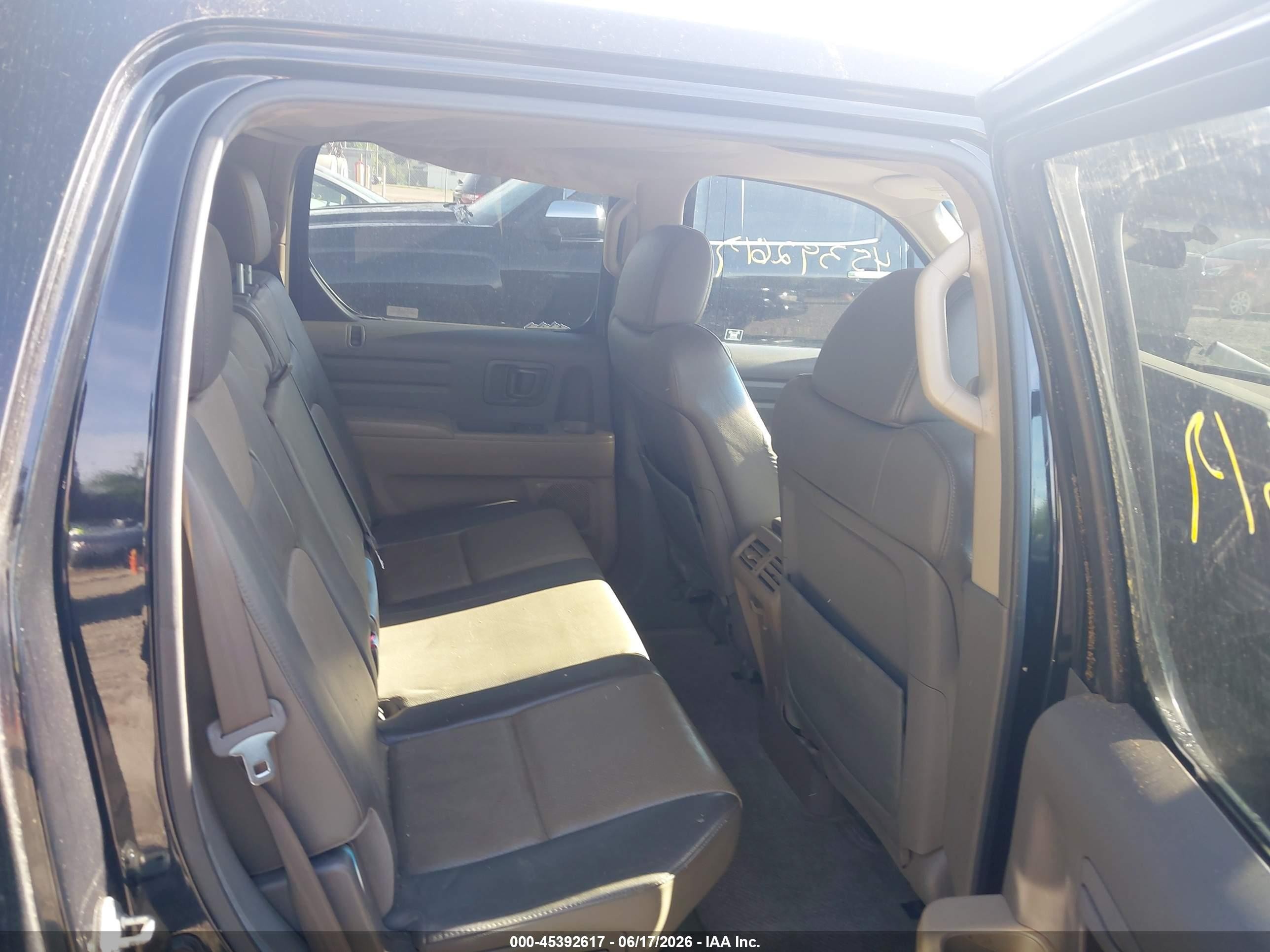 2006 Honda Ridgeline Rtl Black vin: 2HJYK165X6H566463