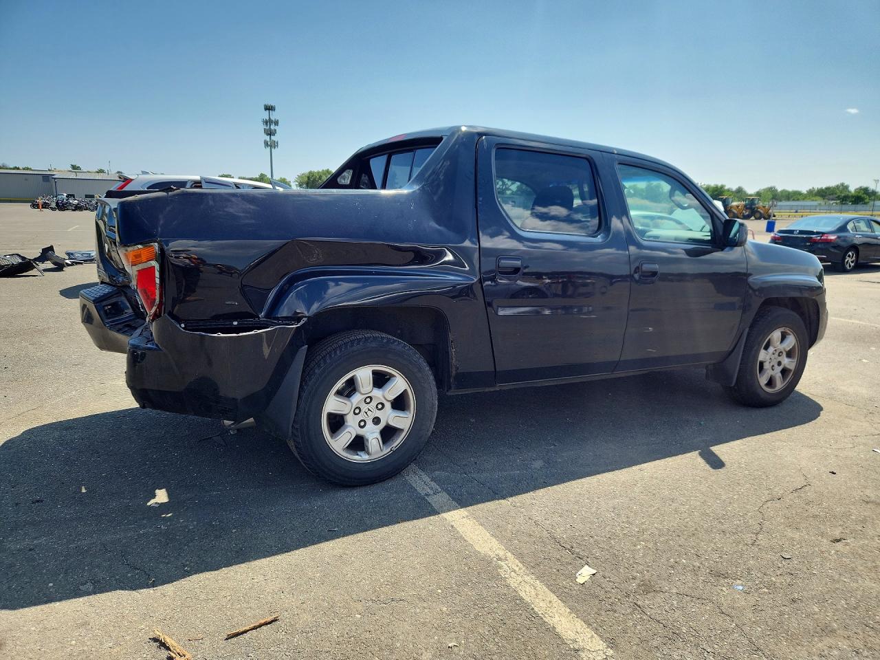 2007 Honda Ridgeline Rtl Black vin: 2HJYK165X7H502845