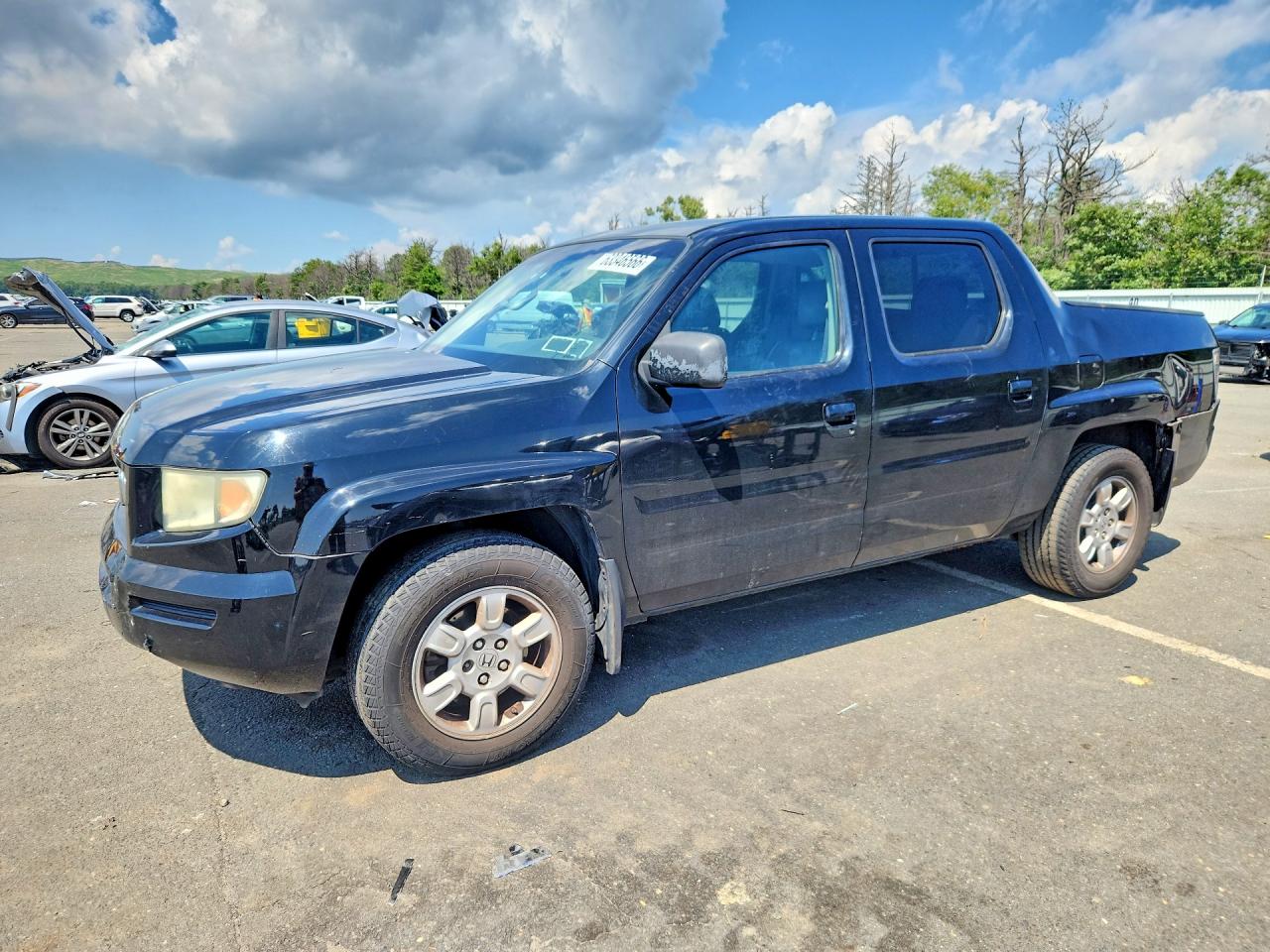 2007 Honda Ridgeline Rtl Black vin: 2HJYK165X7H502845