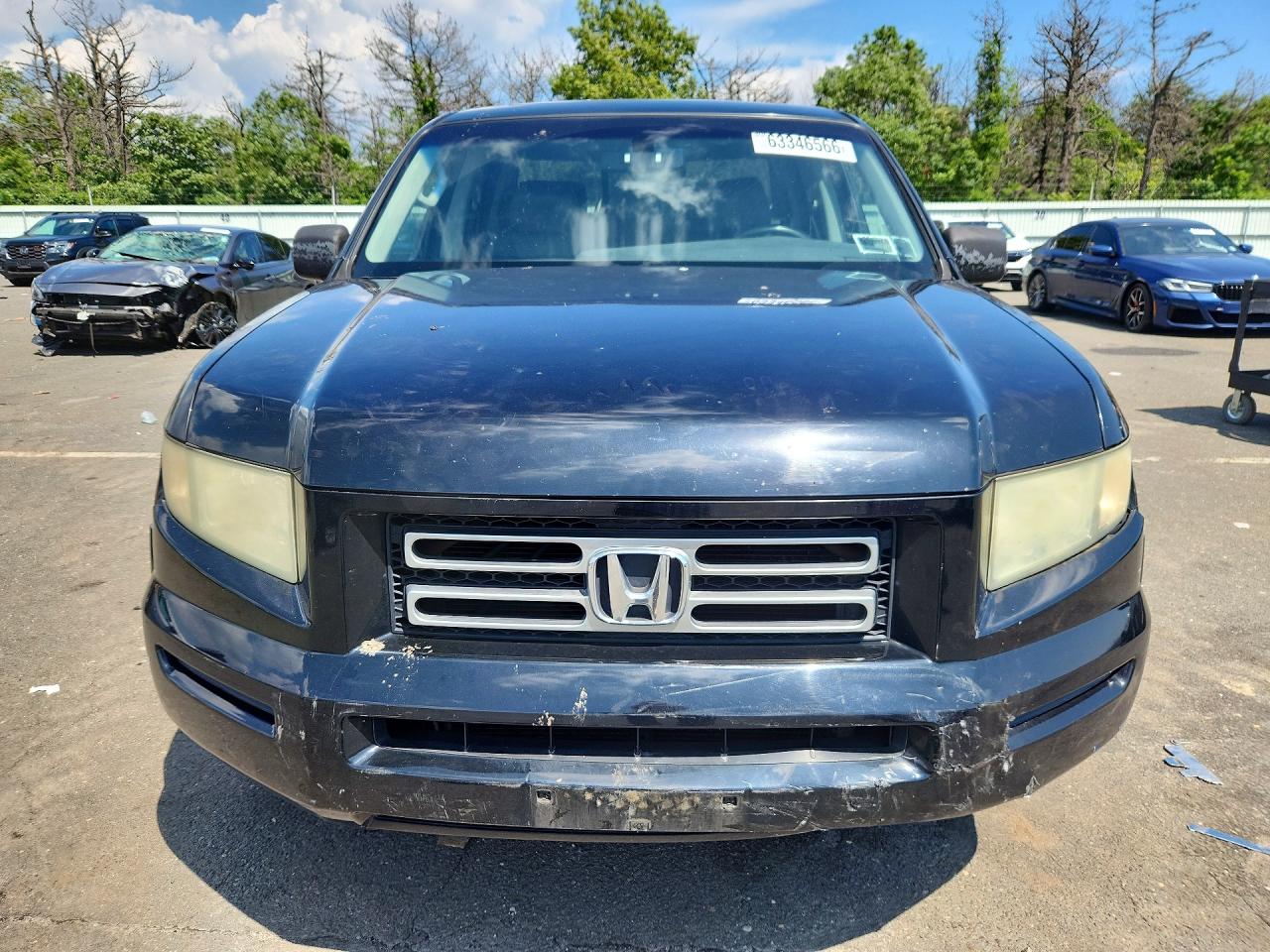 2007 Honda Ridgeline Rtl Black vin: 2HJYK165X7H502845