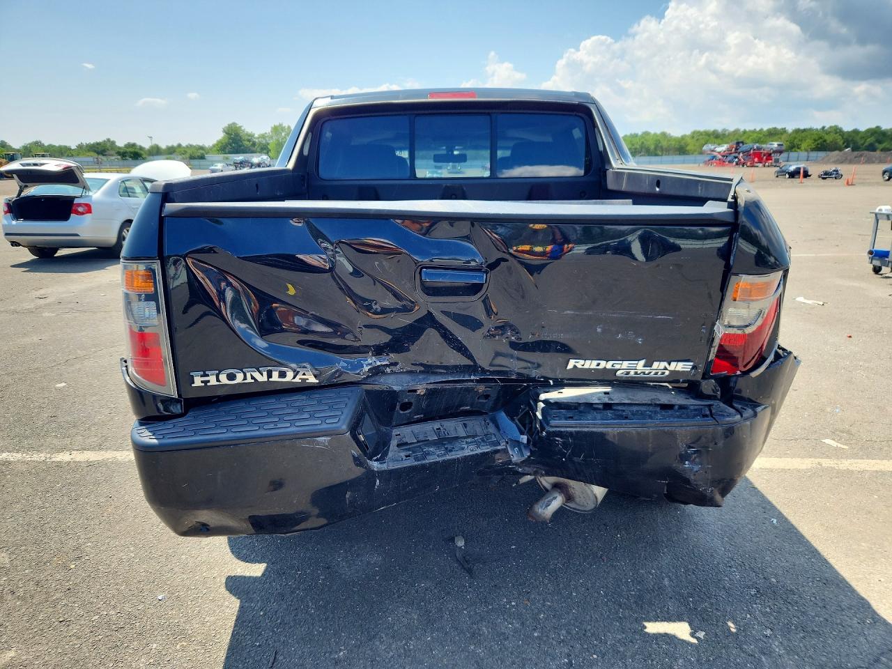 2007 Honda Ridgeline Rtl Black vin: 2HJYK165X7H502845