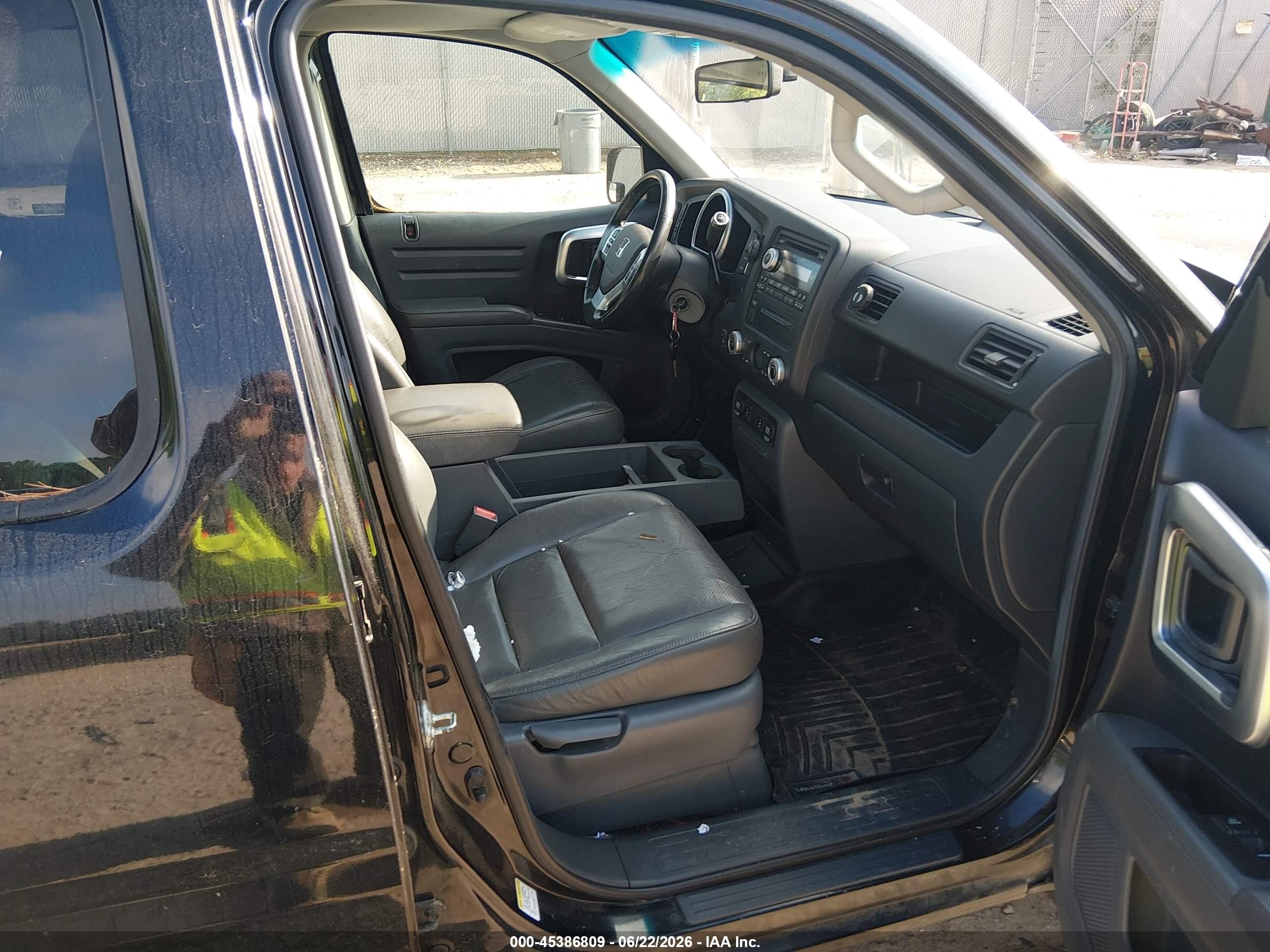 2007 Honda Ridgeline Rtl Black vin: 2HJYK165X7H509696
