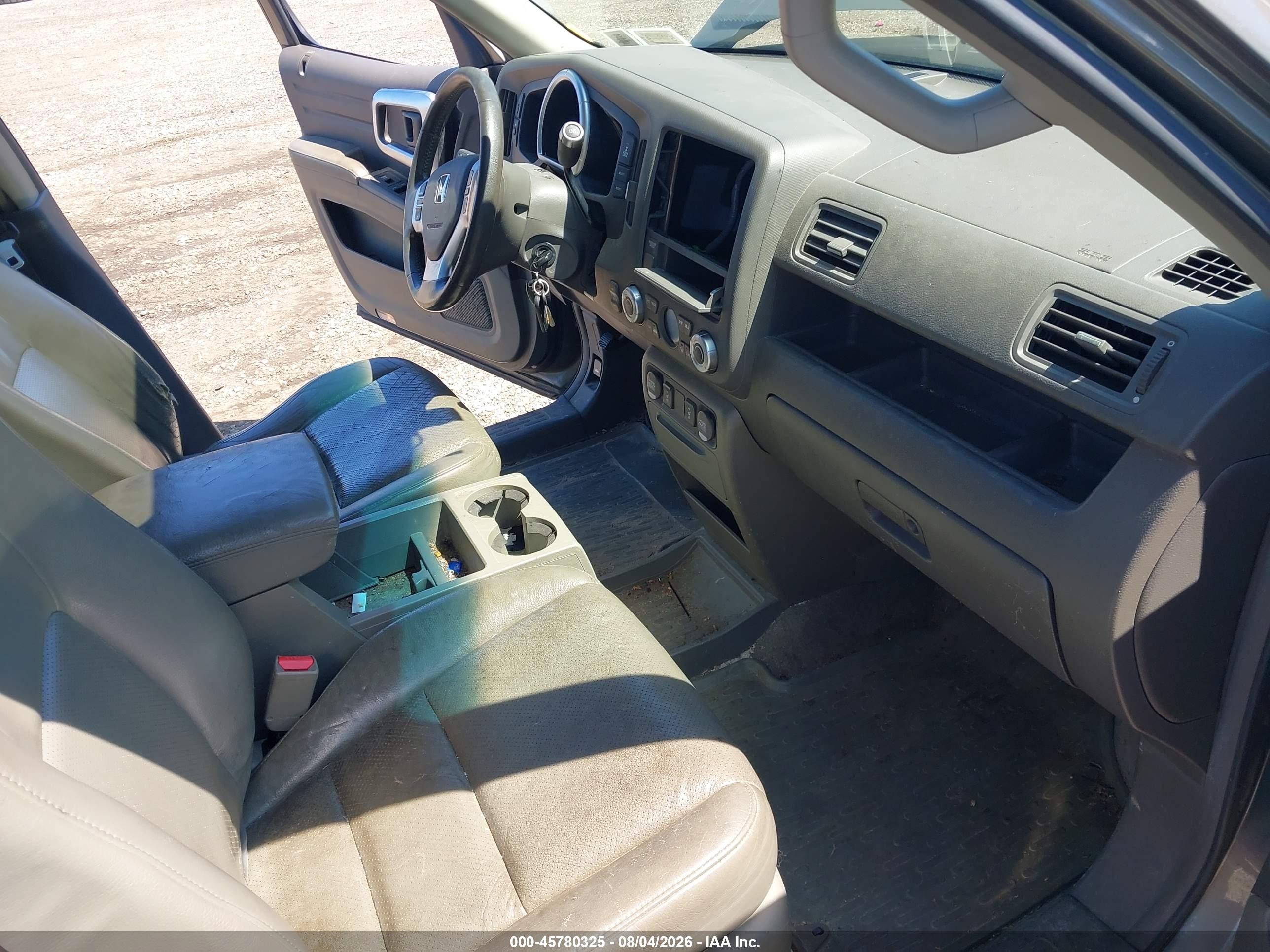 2007 Honda Ridgeline Rtl Green vin: 2HJYK165X7H520164