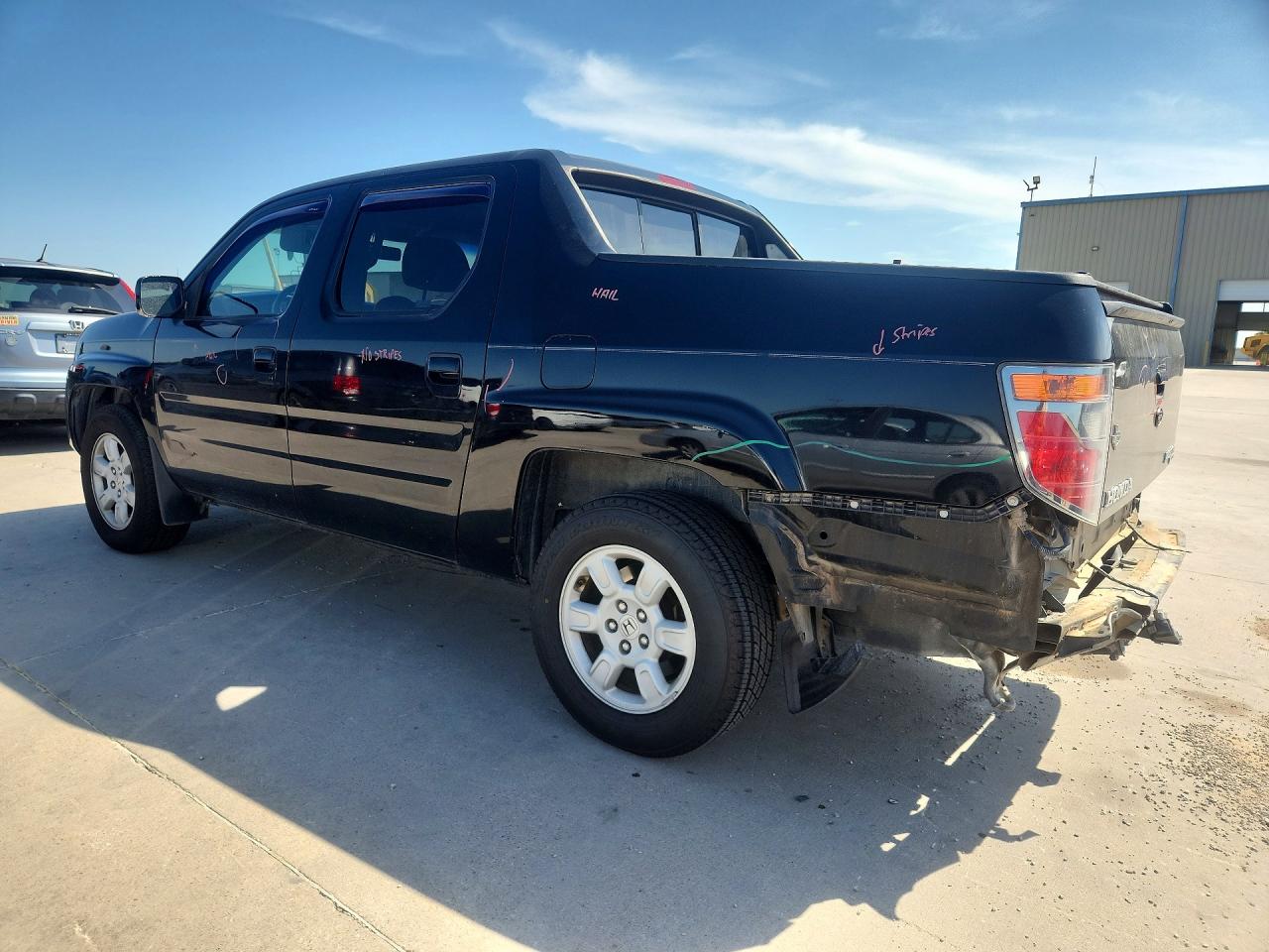 2007 Honda Ridgeline Rtl Black vin: 2HJYK165X7H528894