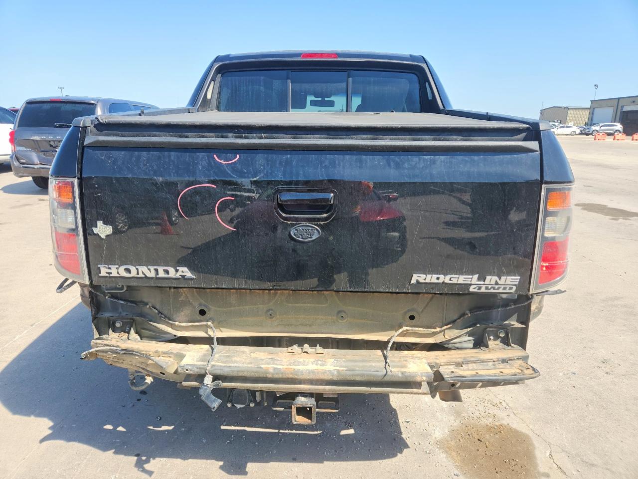 2007 Honda Ridgeline Rtl Black vin: 2HJYK165X7H528894