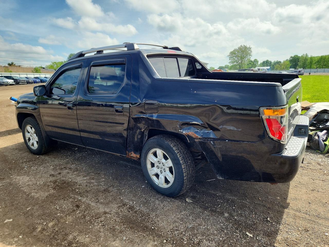 2007 Honda Ridgeline Rtl Black vin: 2HJYK165X7H534890
