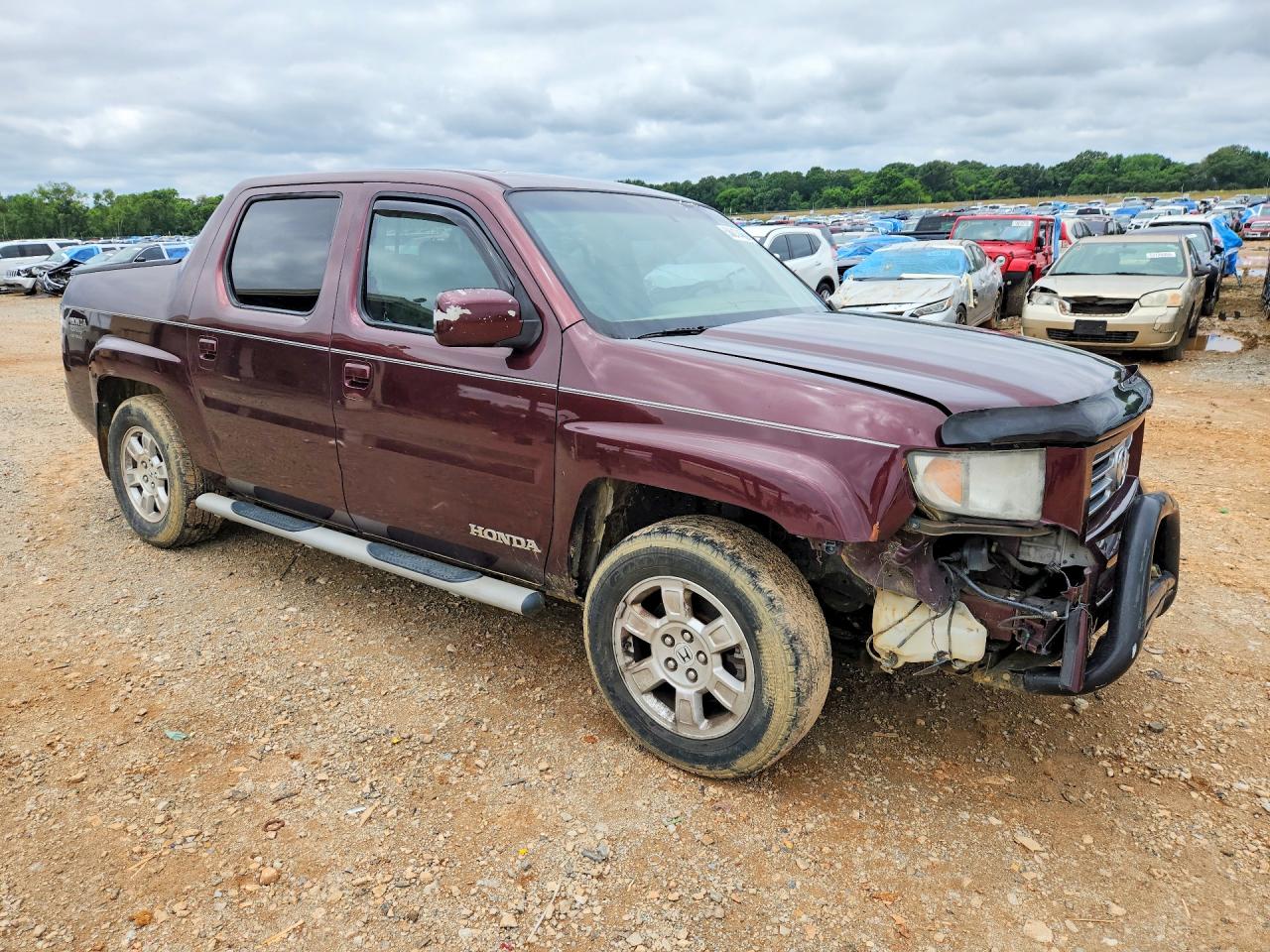 2008 Honda Ridgeline Rtl Purple vin: 2HJYK165X8H502104