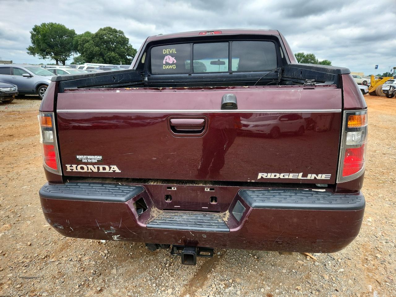 2008 Honda Ridgeline Rtl Purple vin: 2HJYK165X8H502104
