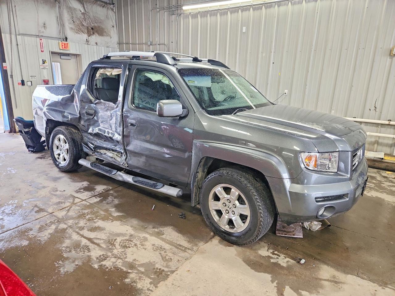 2008 Honda Ridgeline Rtl Серый vin: 2HJYK165X8H534258
