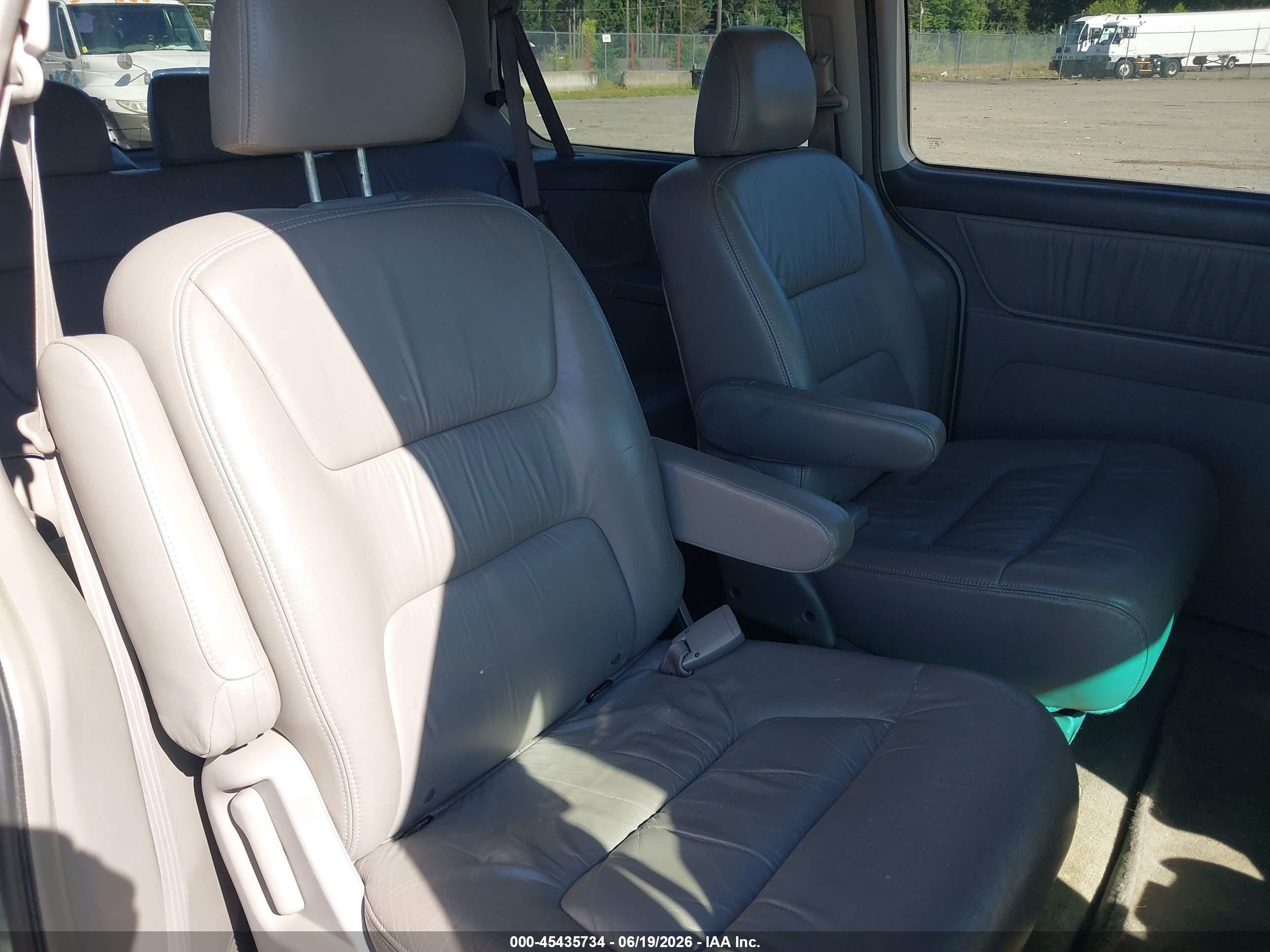 2002 Honda Odyssey Ex-l Gray vin: 2HKRL18032H506064