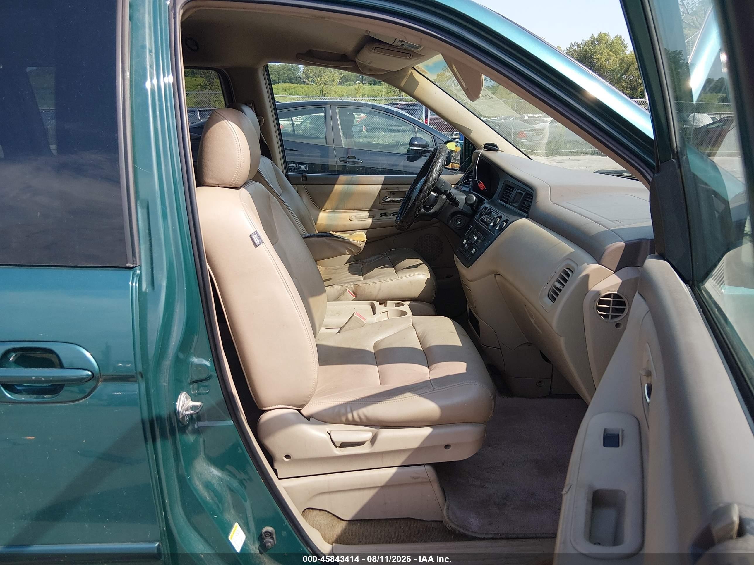 2003 Honda Odyssey Ex-l Green vin: 2HKRL18043H504552