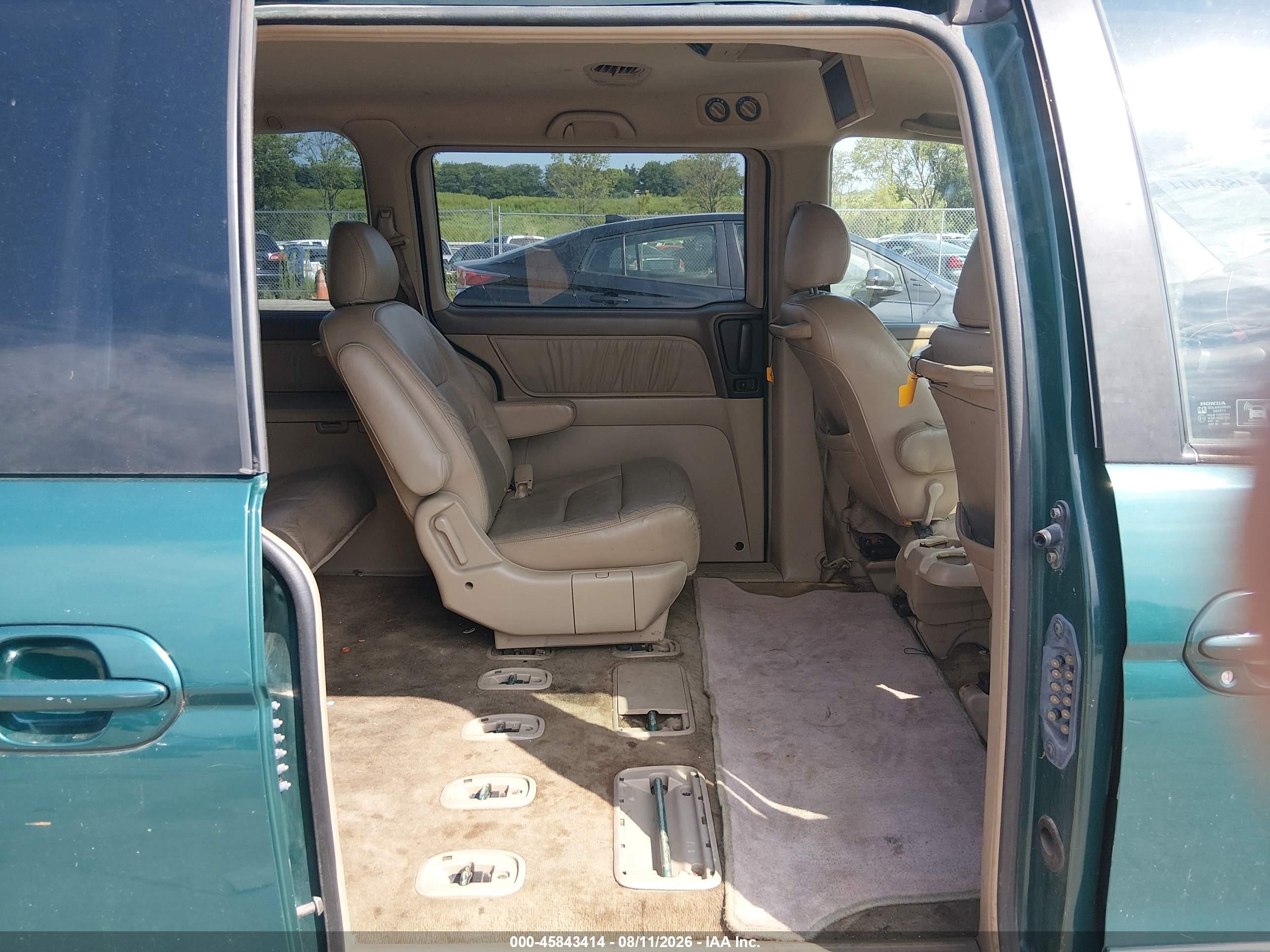 2003 Honda Odyssey Ex-l Green vin: 2HKRL18043H504552