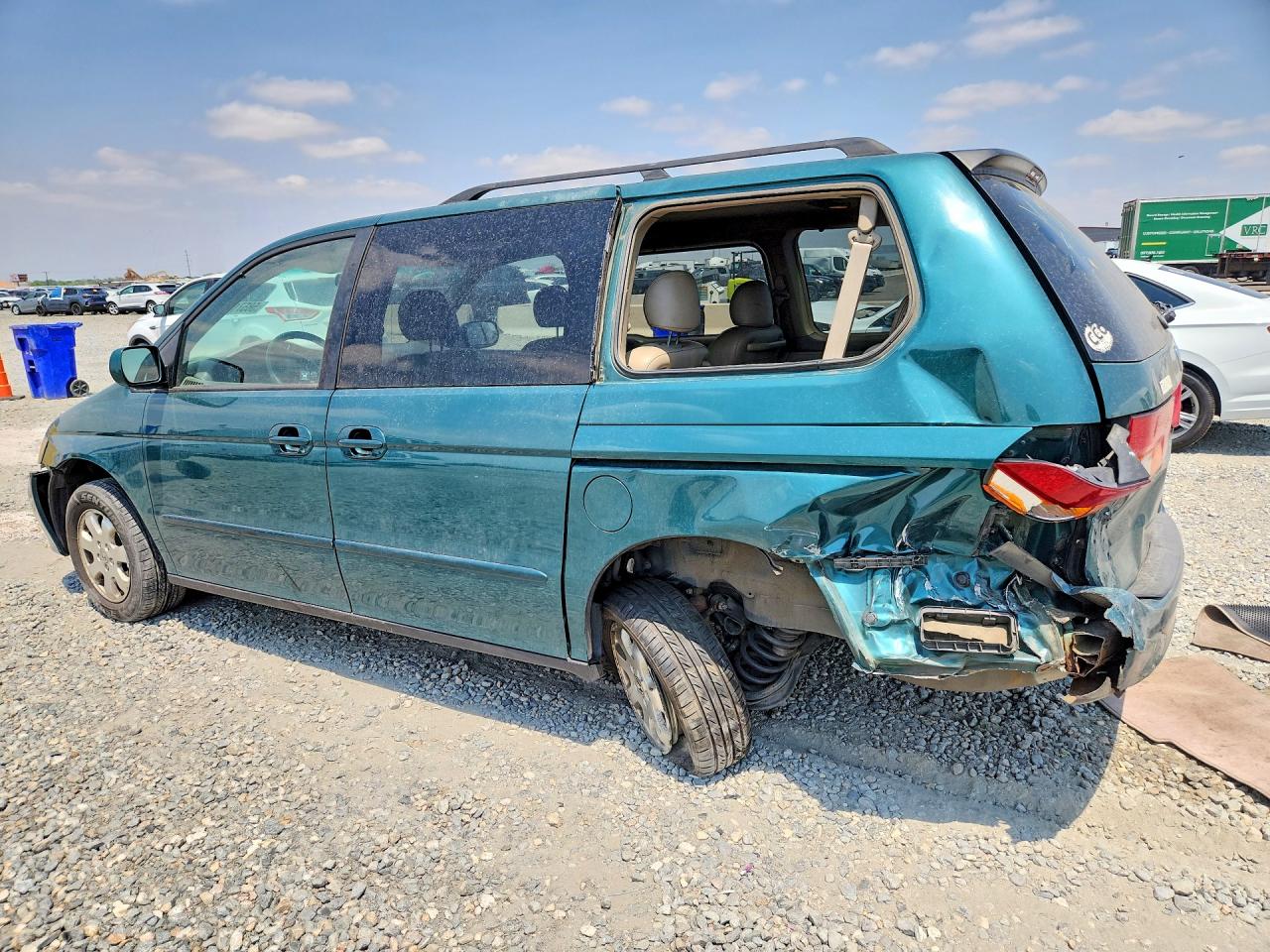 2003 Honda Odyssey Exl Green vin: 2HKRL18073H504514