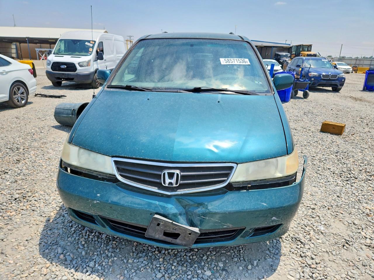 2003 Honda Odyssey Exl Green vin: 2HKRL18073H504514