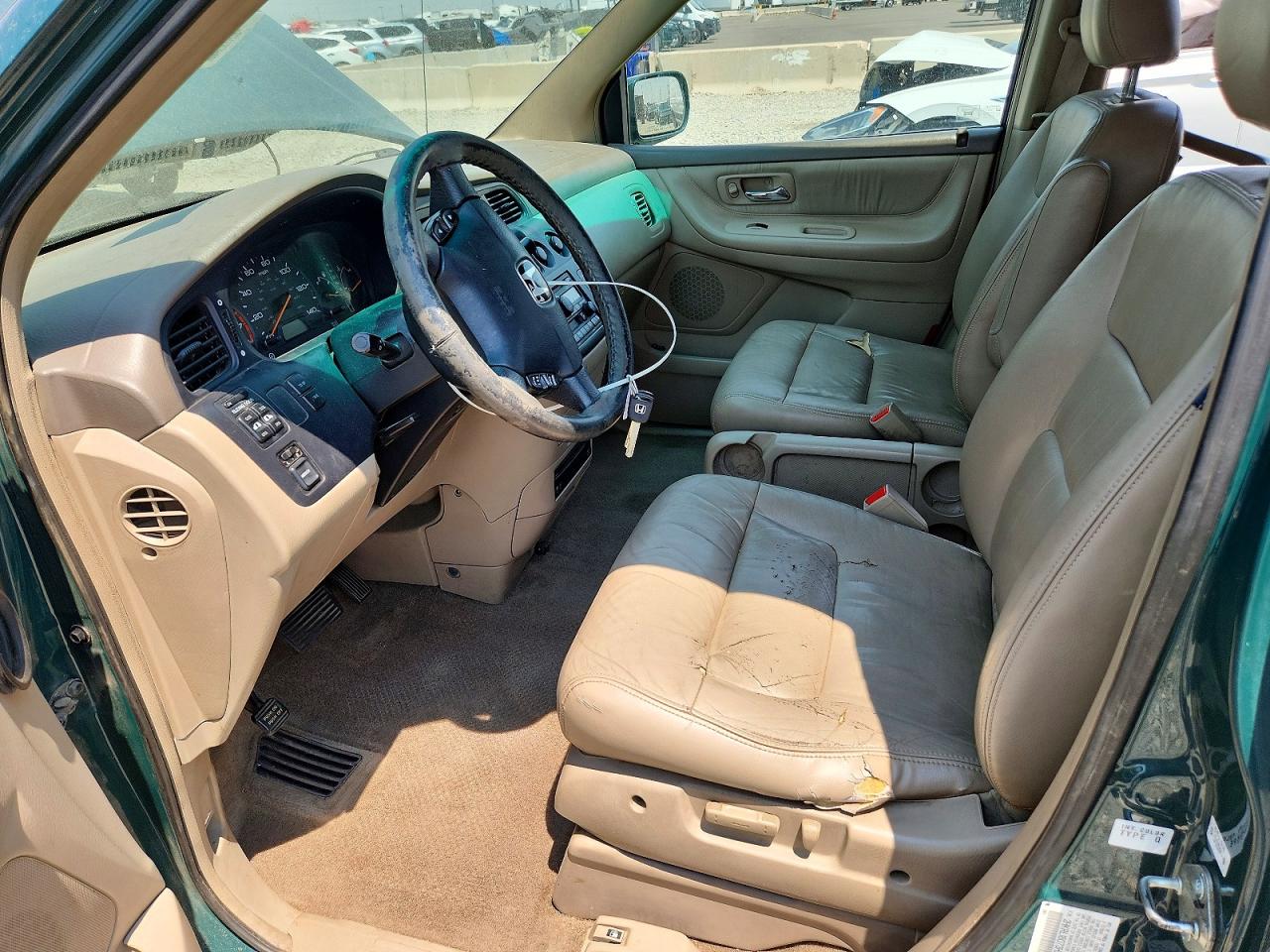 2003 Honda Odyssey Exl Green vin: 2HKRL18073H504514