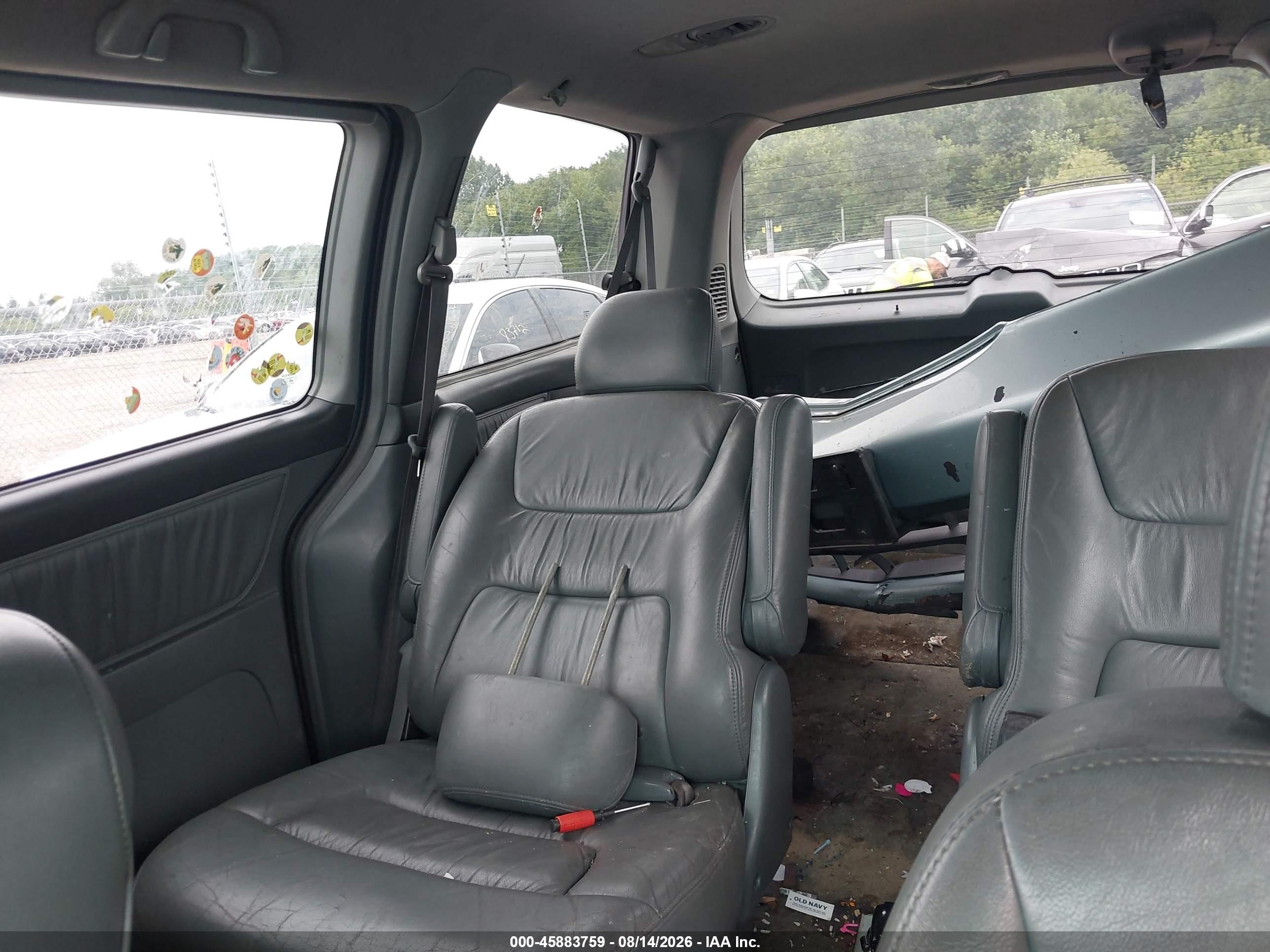 2002 Honda Odyssey Ex-l Light Blue vin: 2HKRL180X2H588472