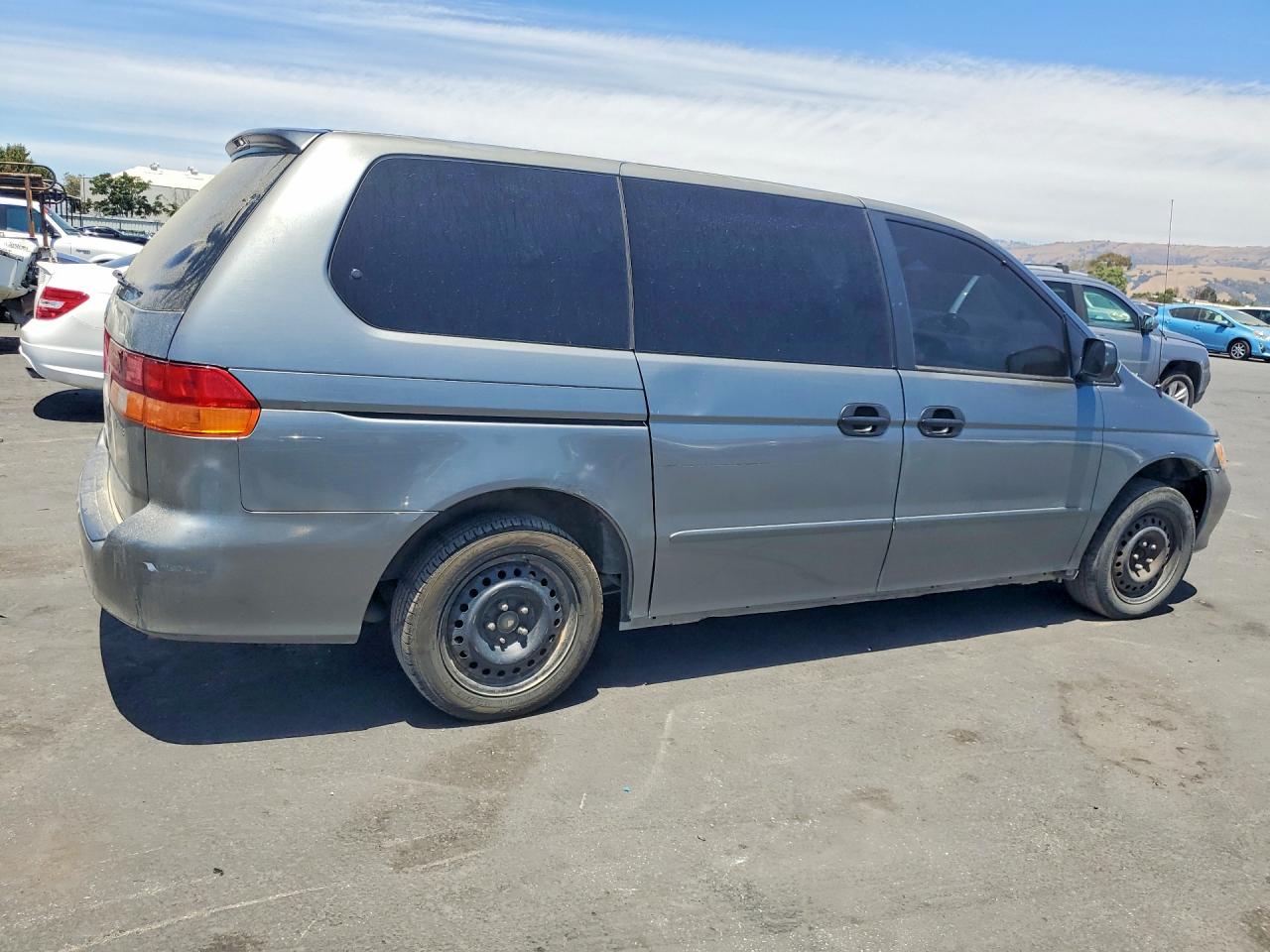 2002 Honda Odyssey Lx Gray vin: 2HKRL18522H511784