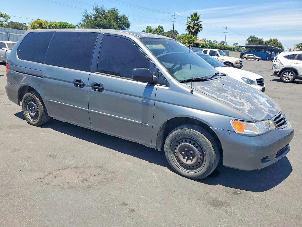 2002 Honda Odyssey Lx Gray vin: 2HKRL18522H511784
