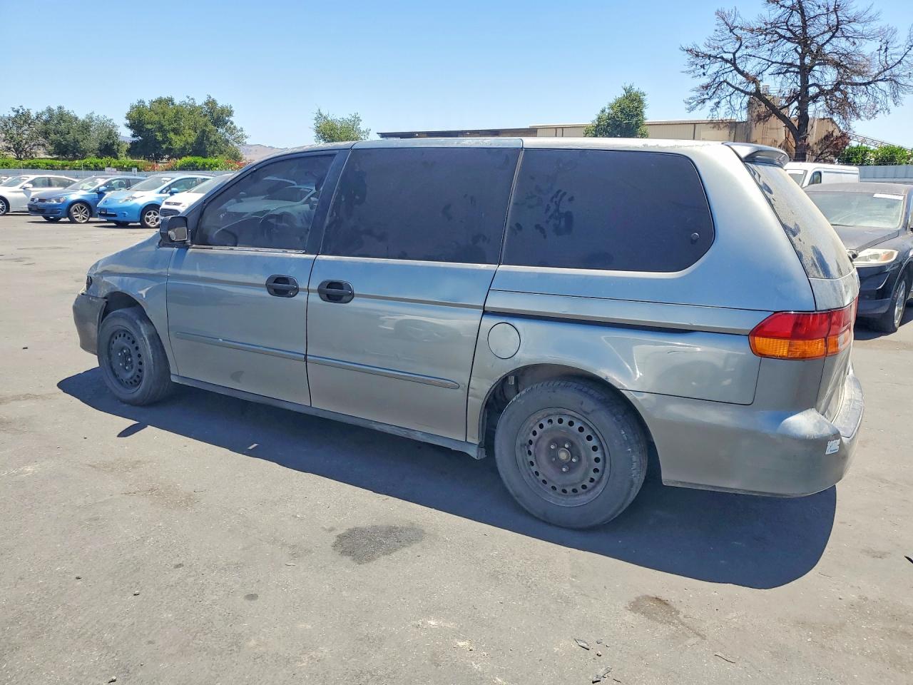 2002 Honda Odyssey Lx Gray vin: 2HKRL18522H511784