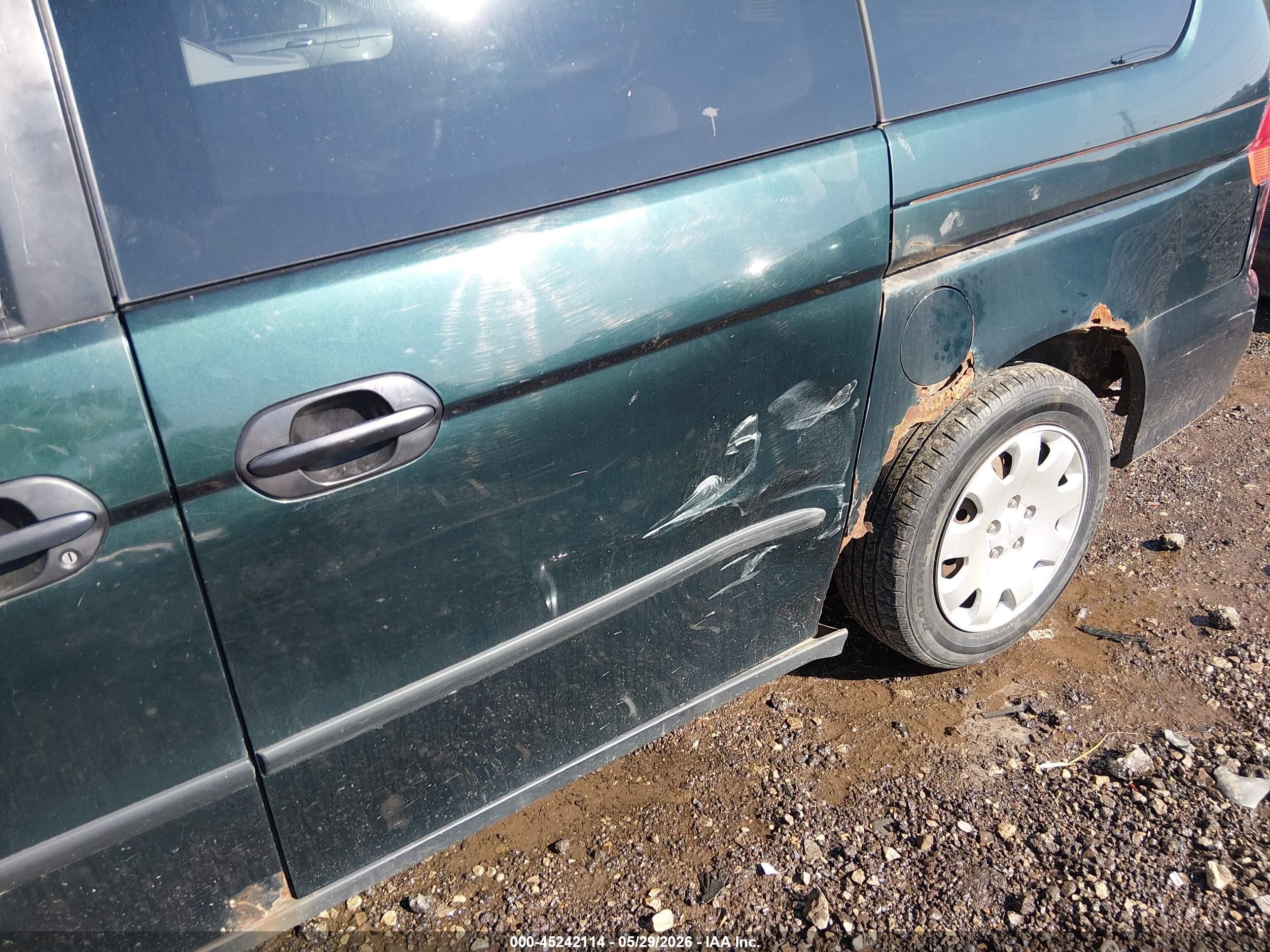2000 Honda Odyssey Lx Green vin: 2HKRL1852YH521840