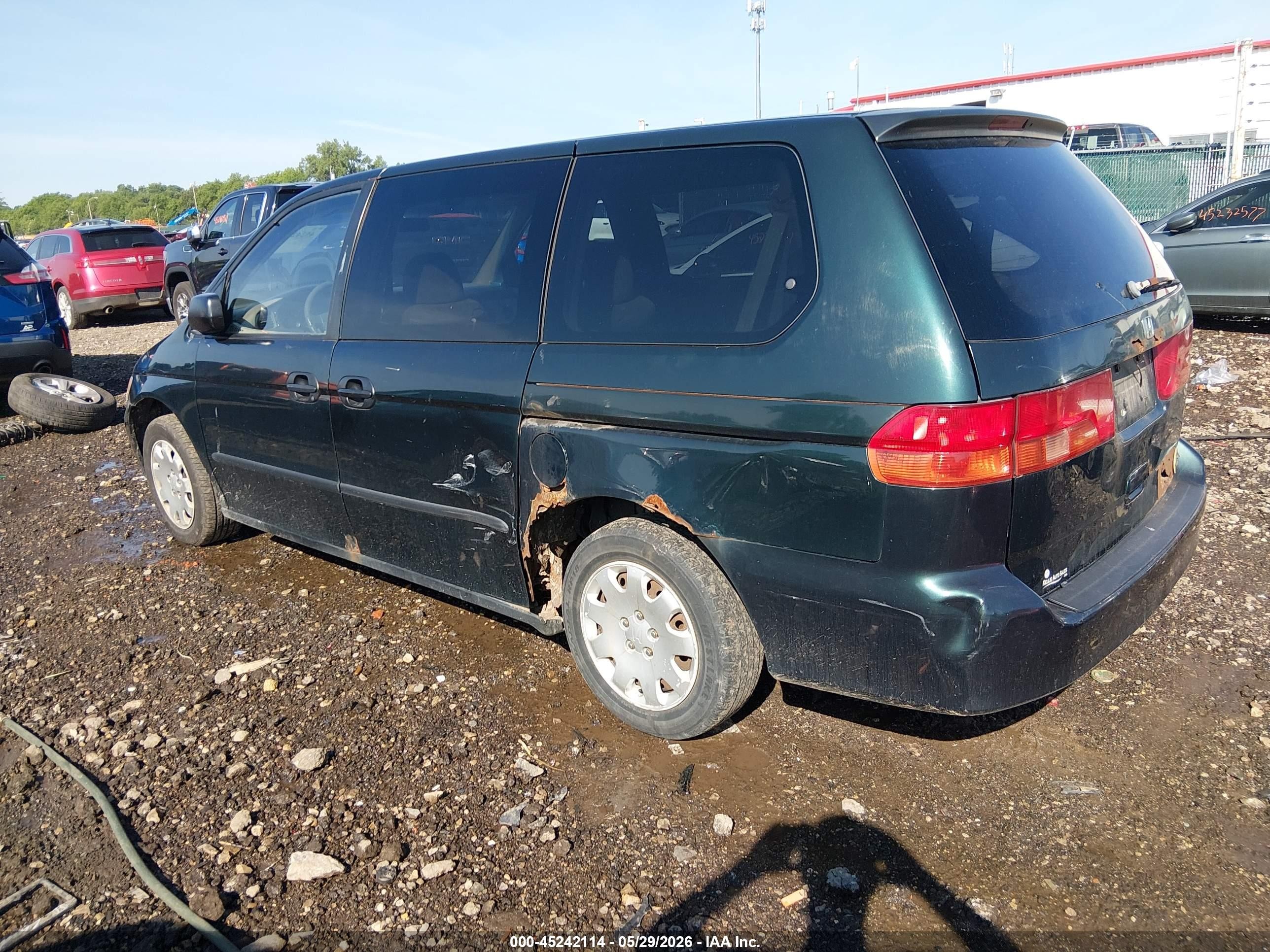 2000 Honda Odyssey Lx Green vin: 2HKRL1852YH521840