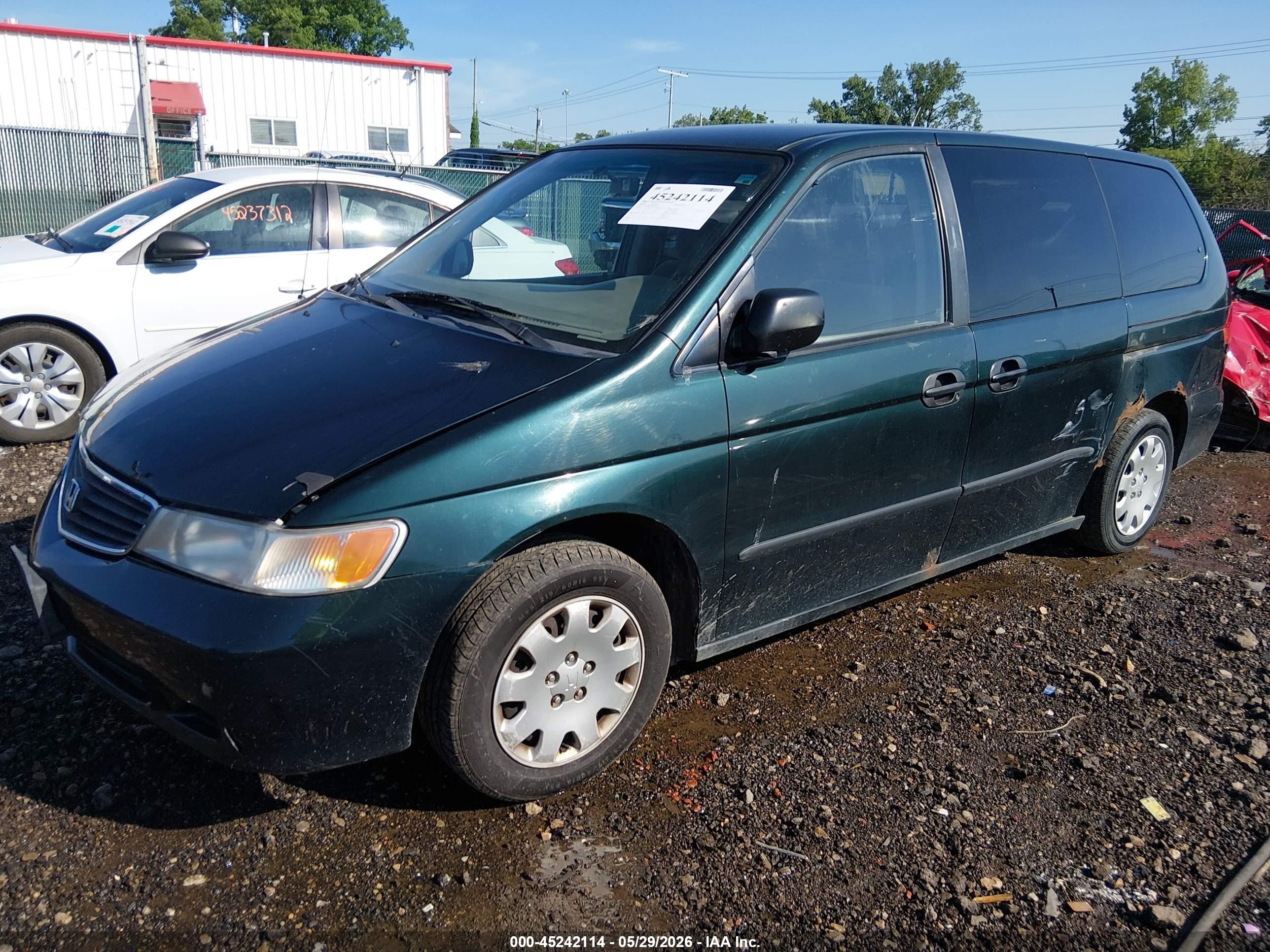2000 Honda Odyssey Lx Green vin: 2HKRL1852YH521840