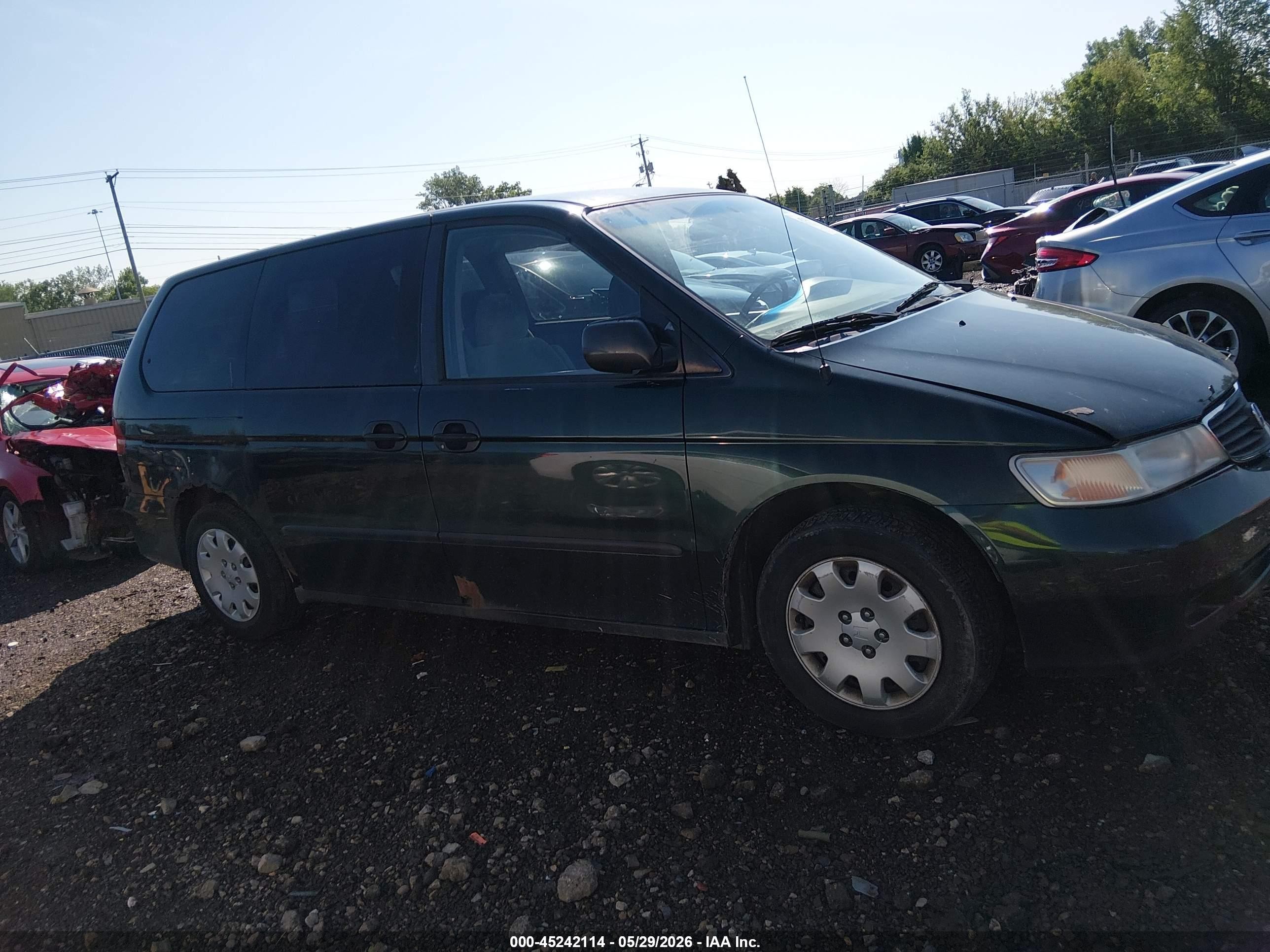 2000 Honda Odyssey Lx Green vin: 2HKRL1852YH521840