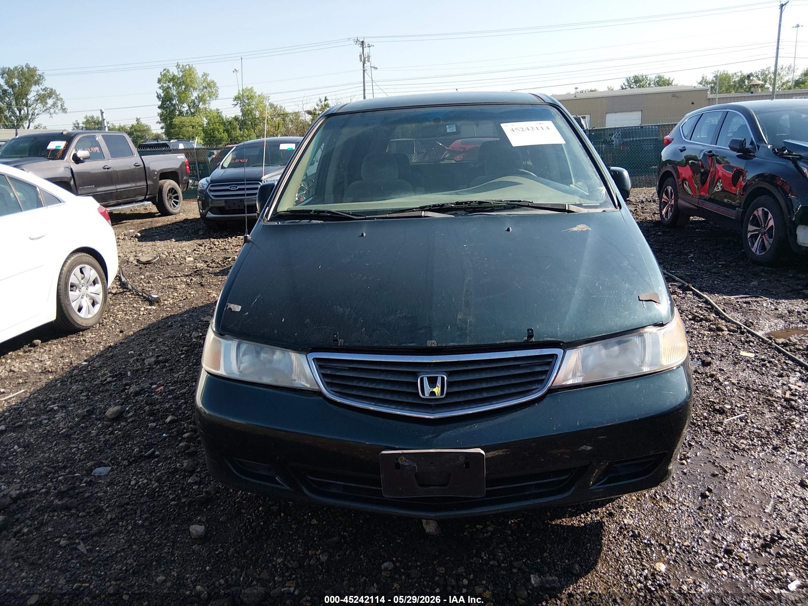 2000 Honda Odyssey Lx Green vin: 2HKRL1852YH521840