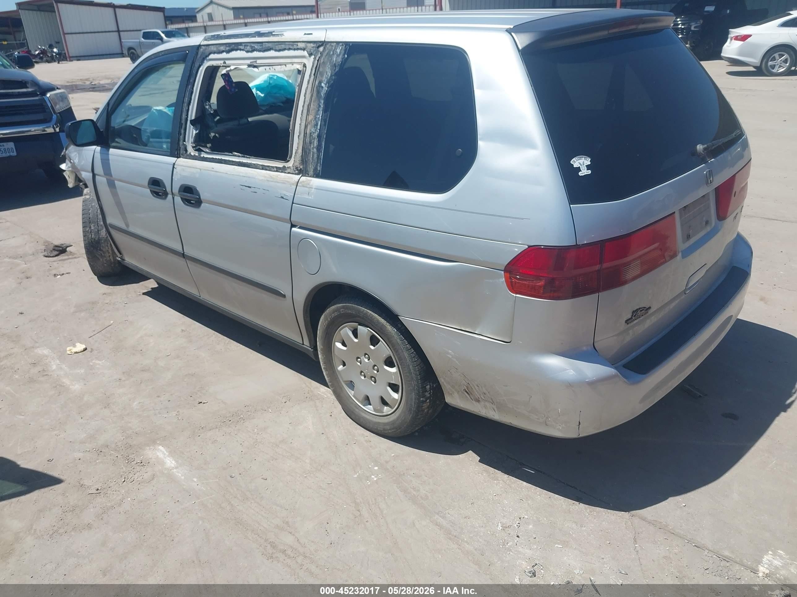 2001 Honda Odyssey Lx Silver vin: 2HKRL18531H620172