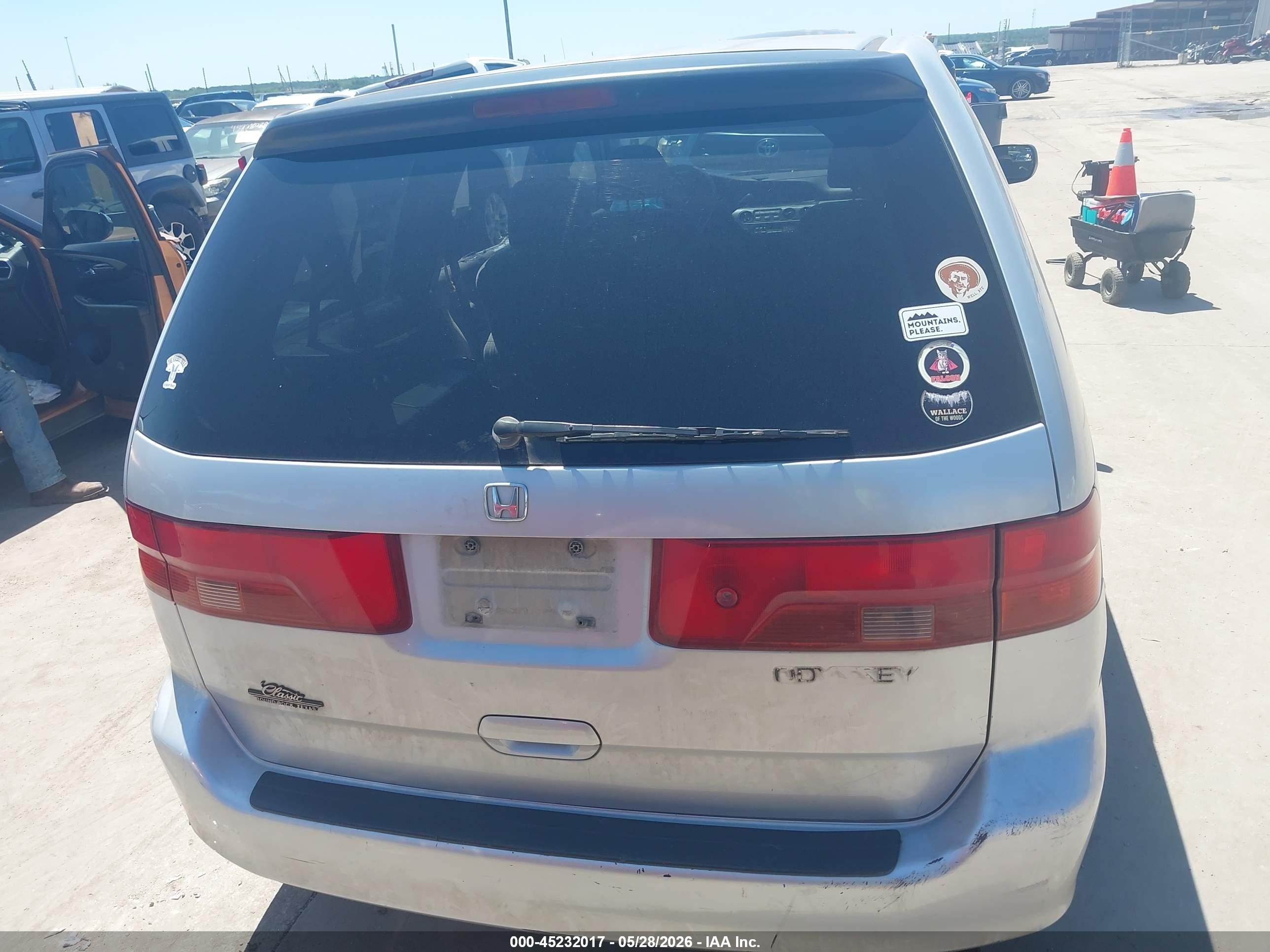 2001 Honda Odyssey Lx Silver vin: 2HKRL18531H620172