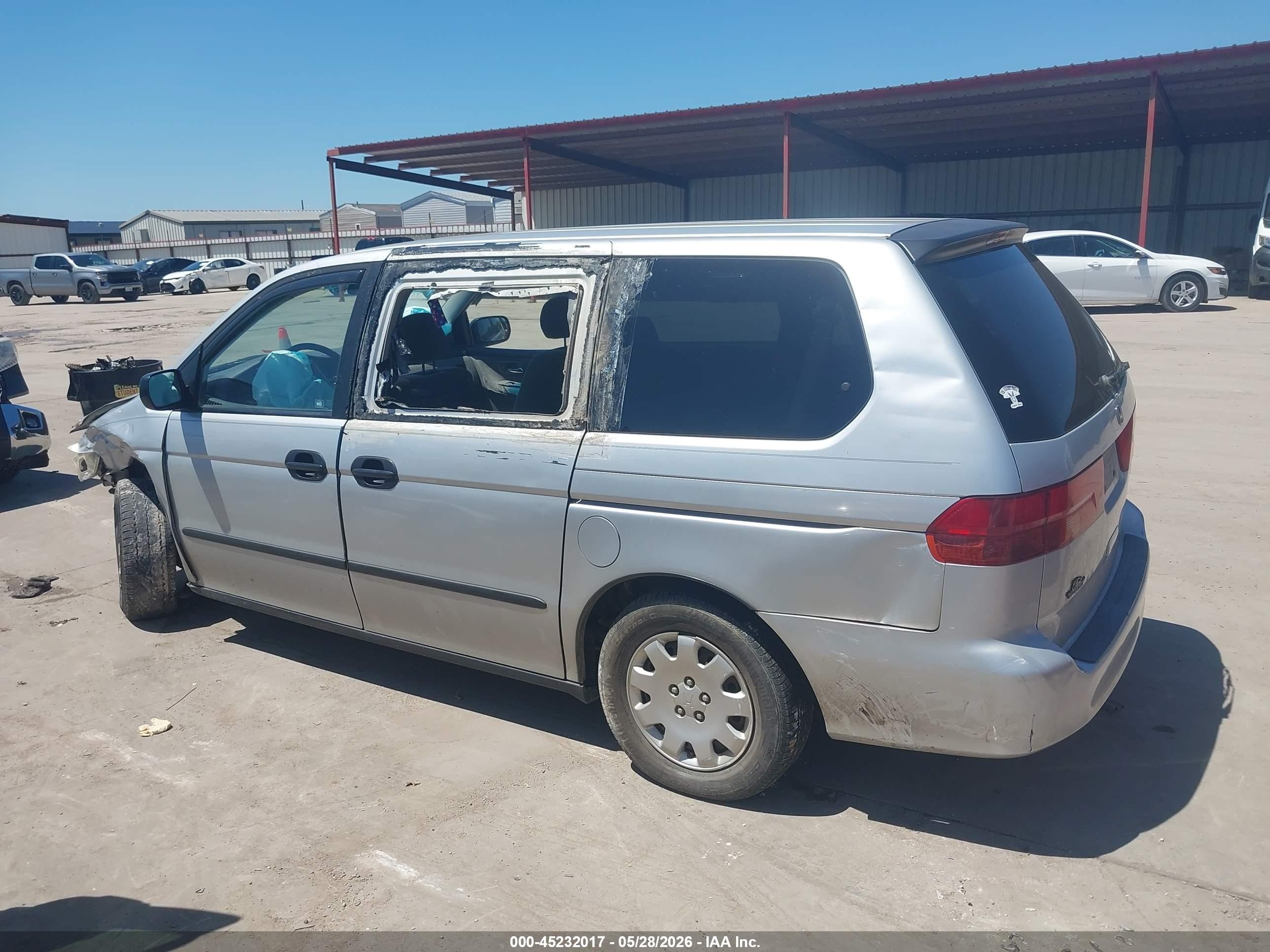 2001 Honda Odyssey Lx Silver vin: 2HKRL18531H620172