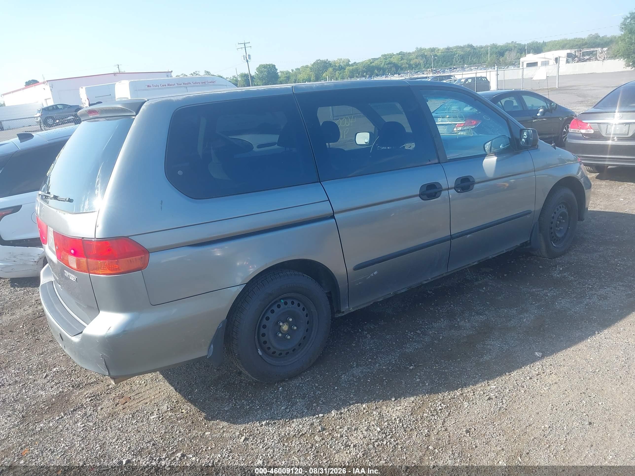 2000 Honda Odyssey Lx Gray vin: 2HKRL1854YH587600