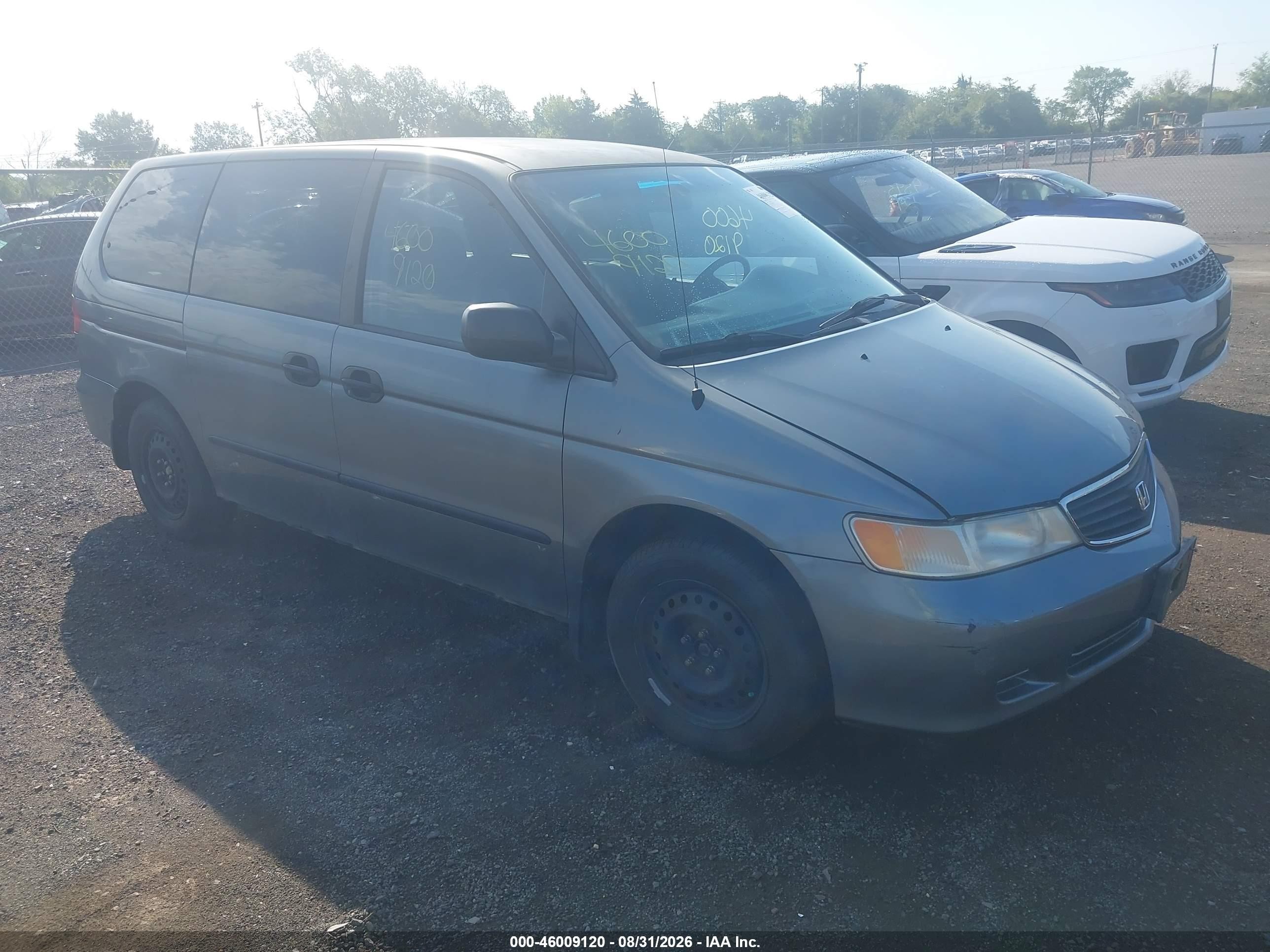 2000 Honda Odyssey Lx Серый vin: 2HKRL1854YH587600
