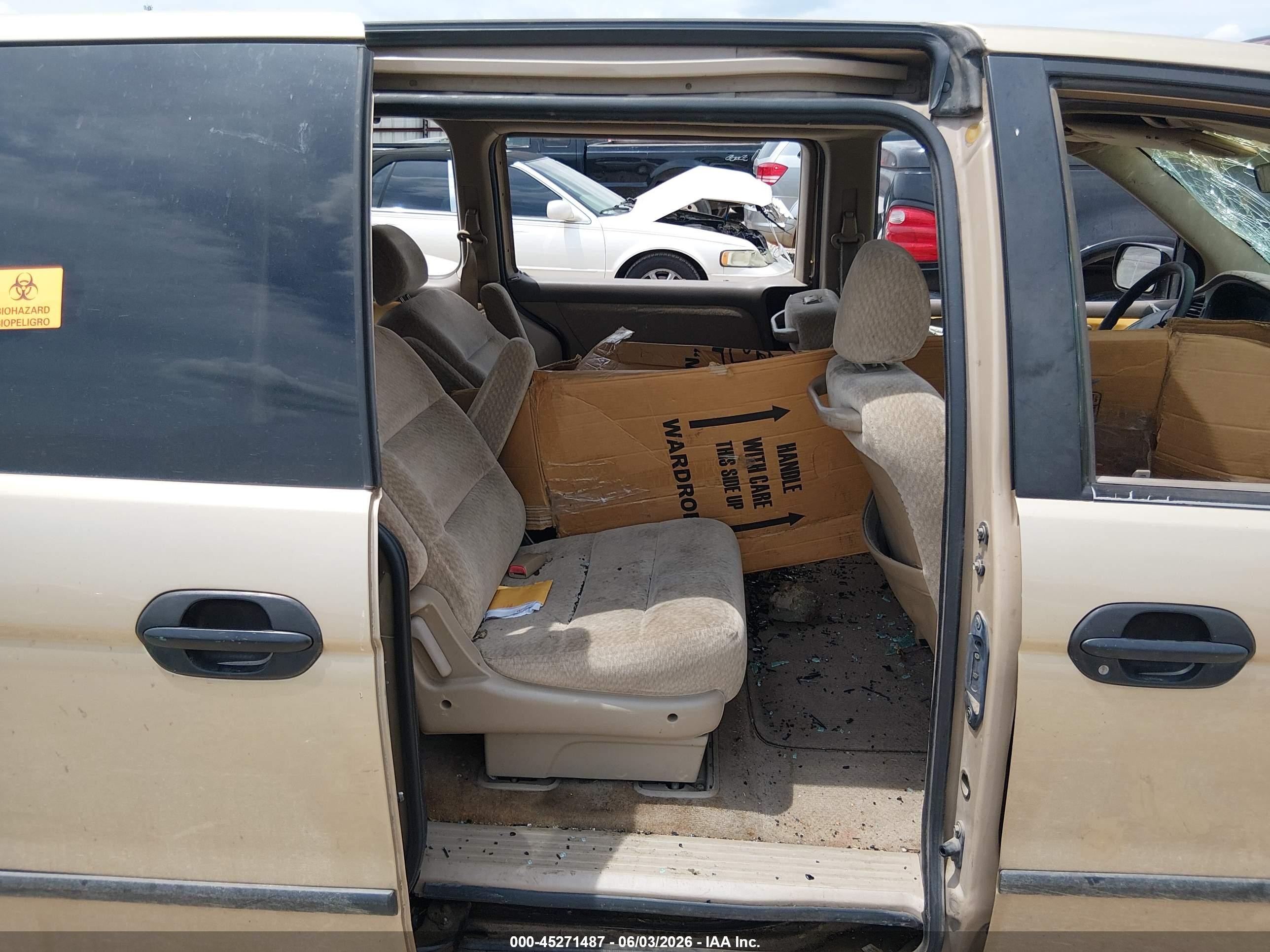 2000 Honda Odyssey Lx Золотой vin: 2HKRL1854YH588200