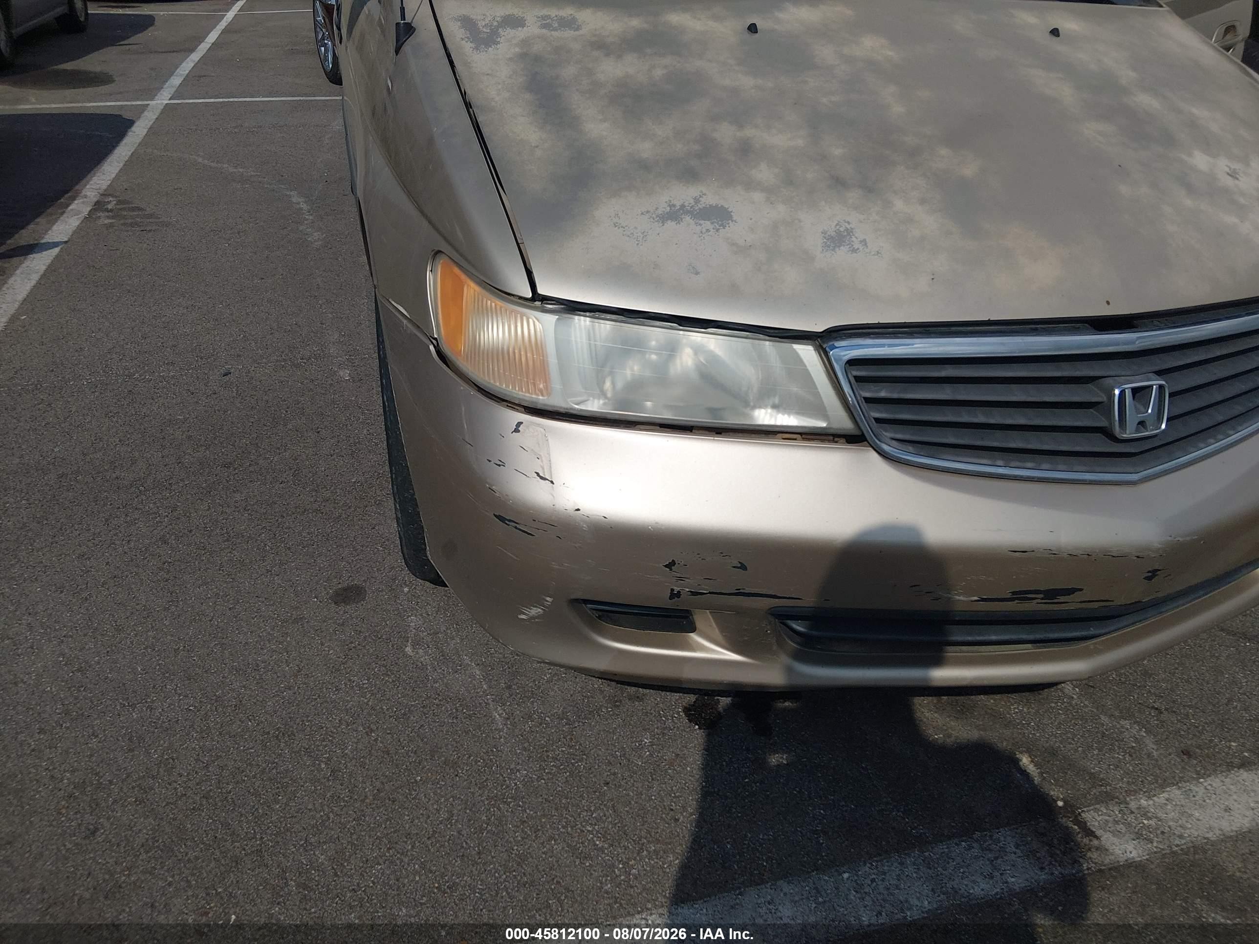2001 Honda Odyssey Lx Золотой vin: 2HKRL18561H534984