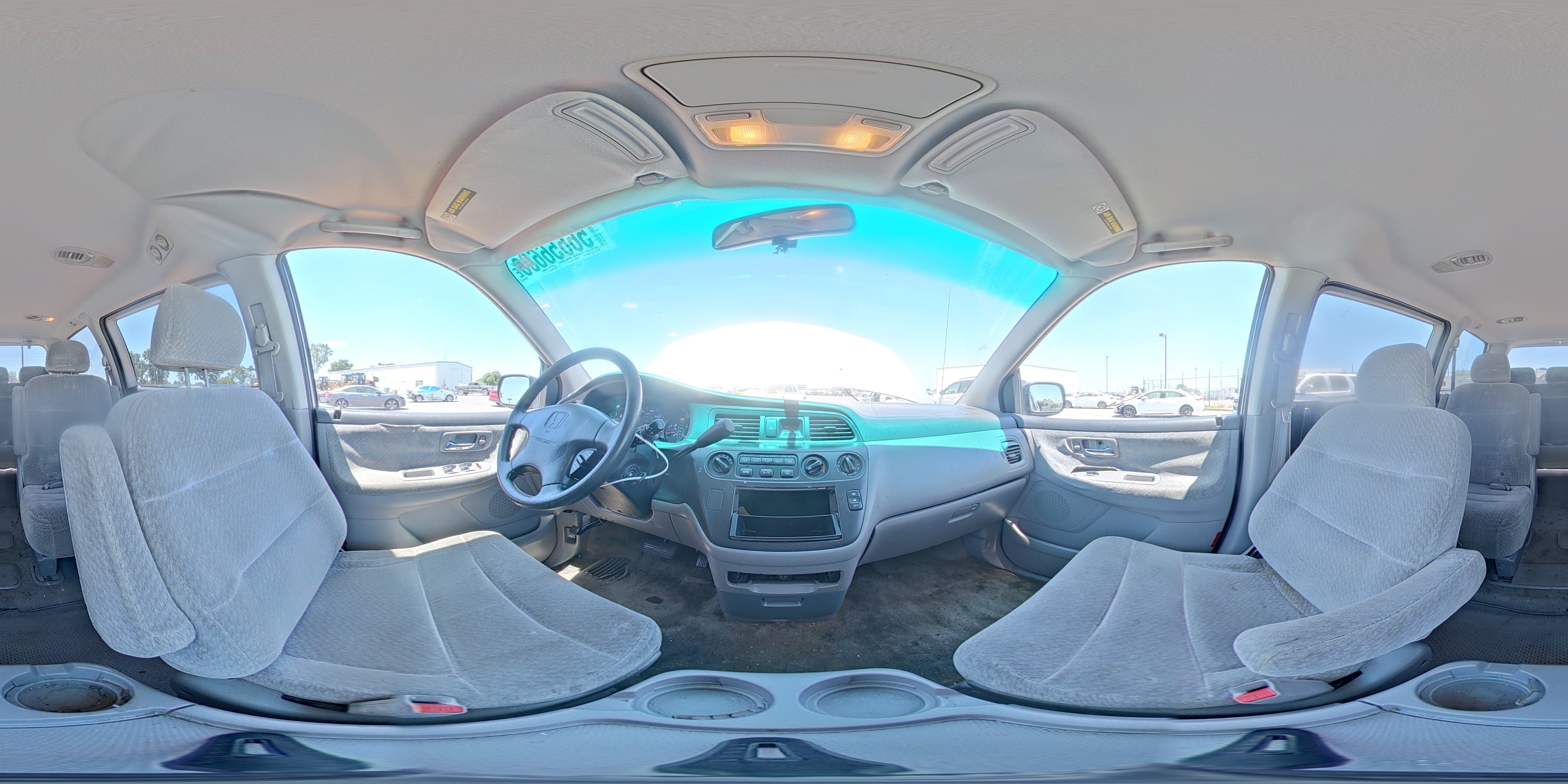 2001 Honda Odyssey Lx Silver vin: 2HKRL18571H531091