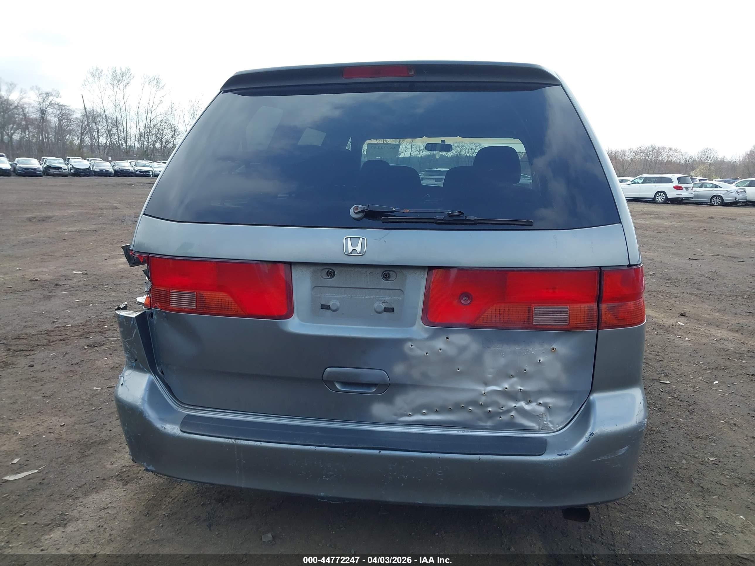 2001 Honda Odyssey Lx Gray vin: 2HKRL18571H548926