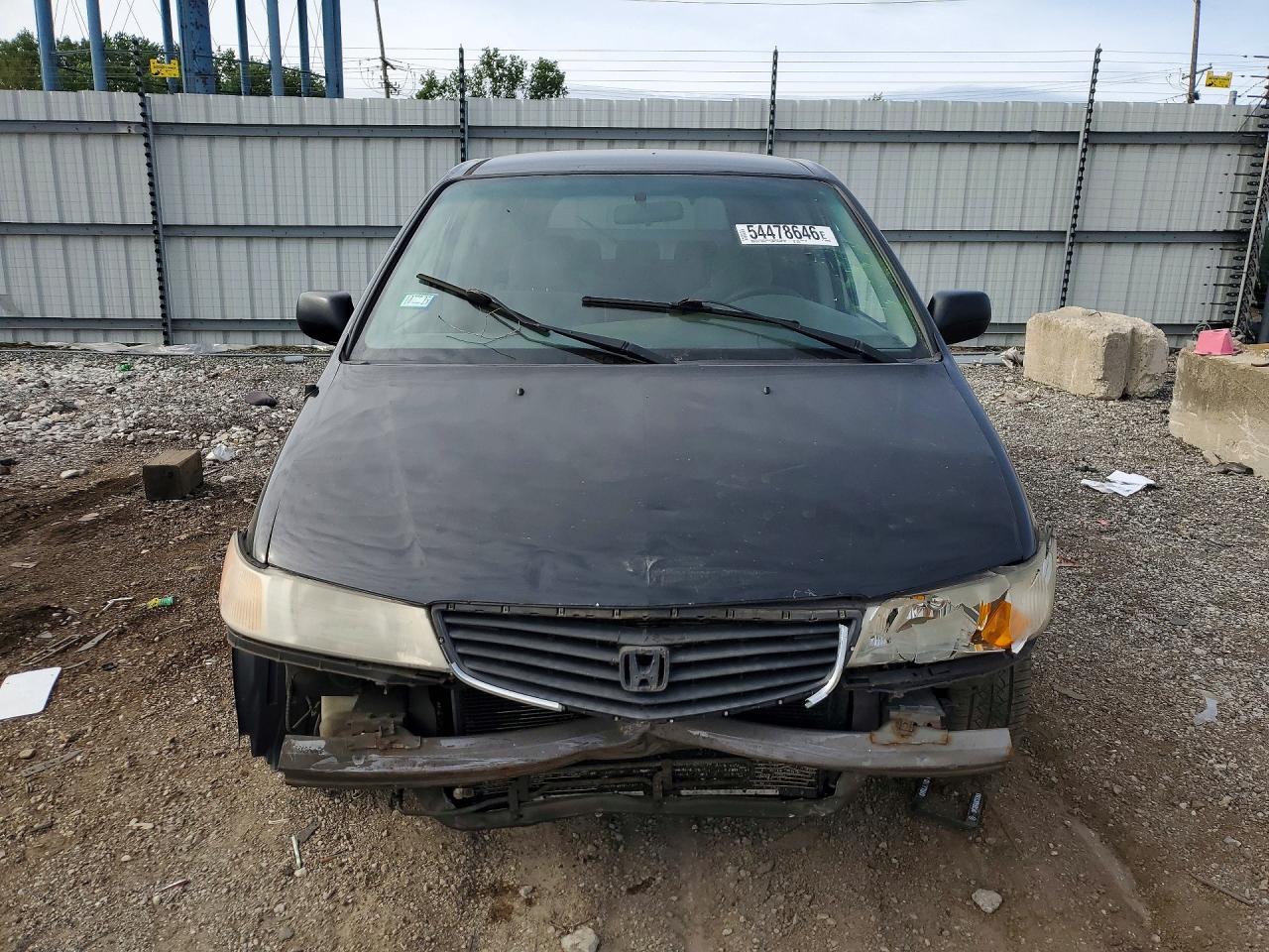 2000 Honda Odyssey Lx Black vin: 2HKRL1857YH596386