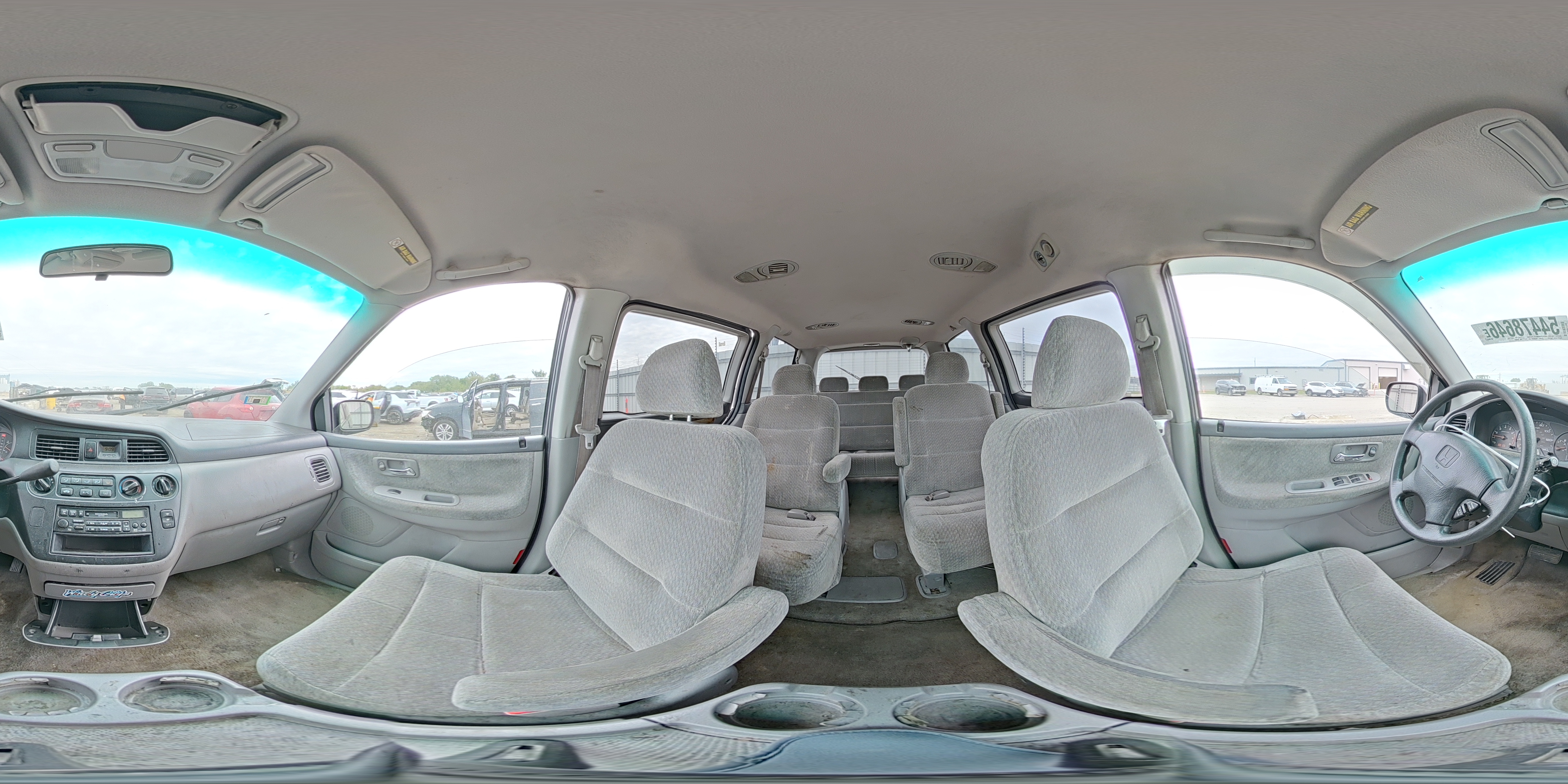 2000 Honda Odyssey Lx Black vin: 2HKRL1857YH596386