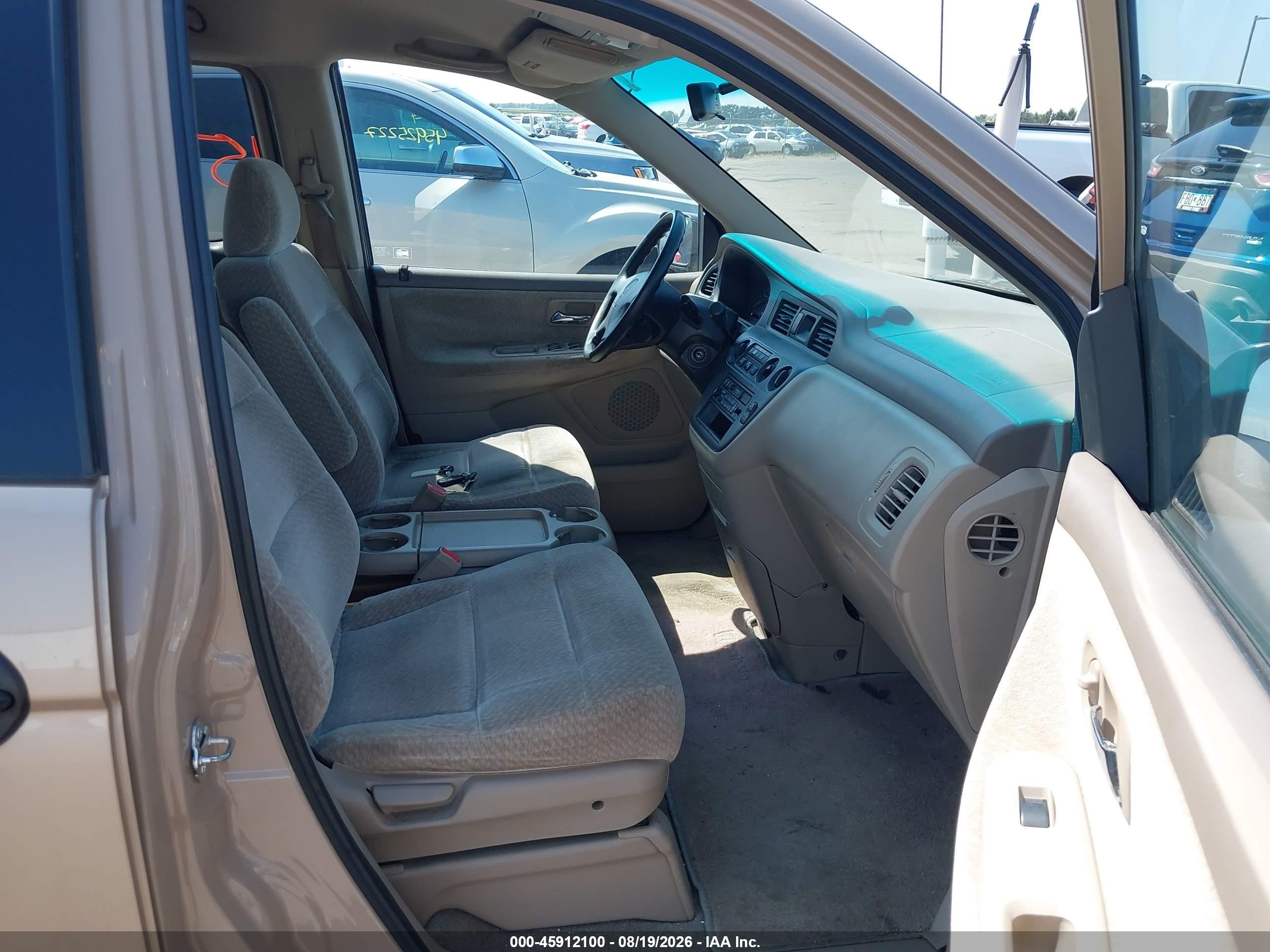 2001 Honda Odyssey Lx Gold vin: 2HKRL18591H596735