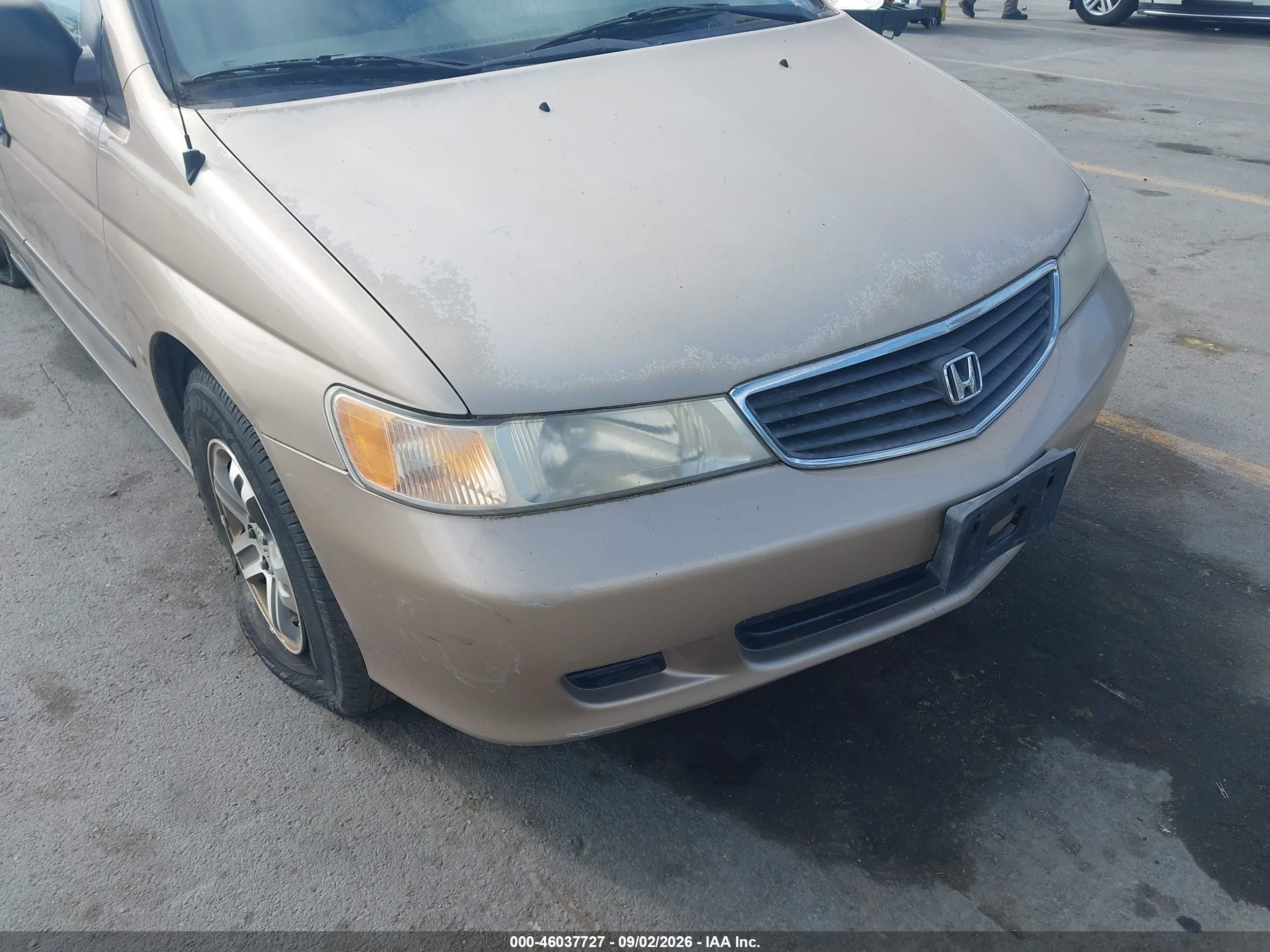 2001 Honda Odyssey Lx Black vin: 2HKRL185X1H511546
