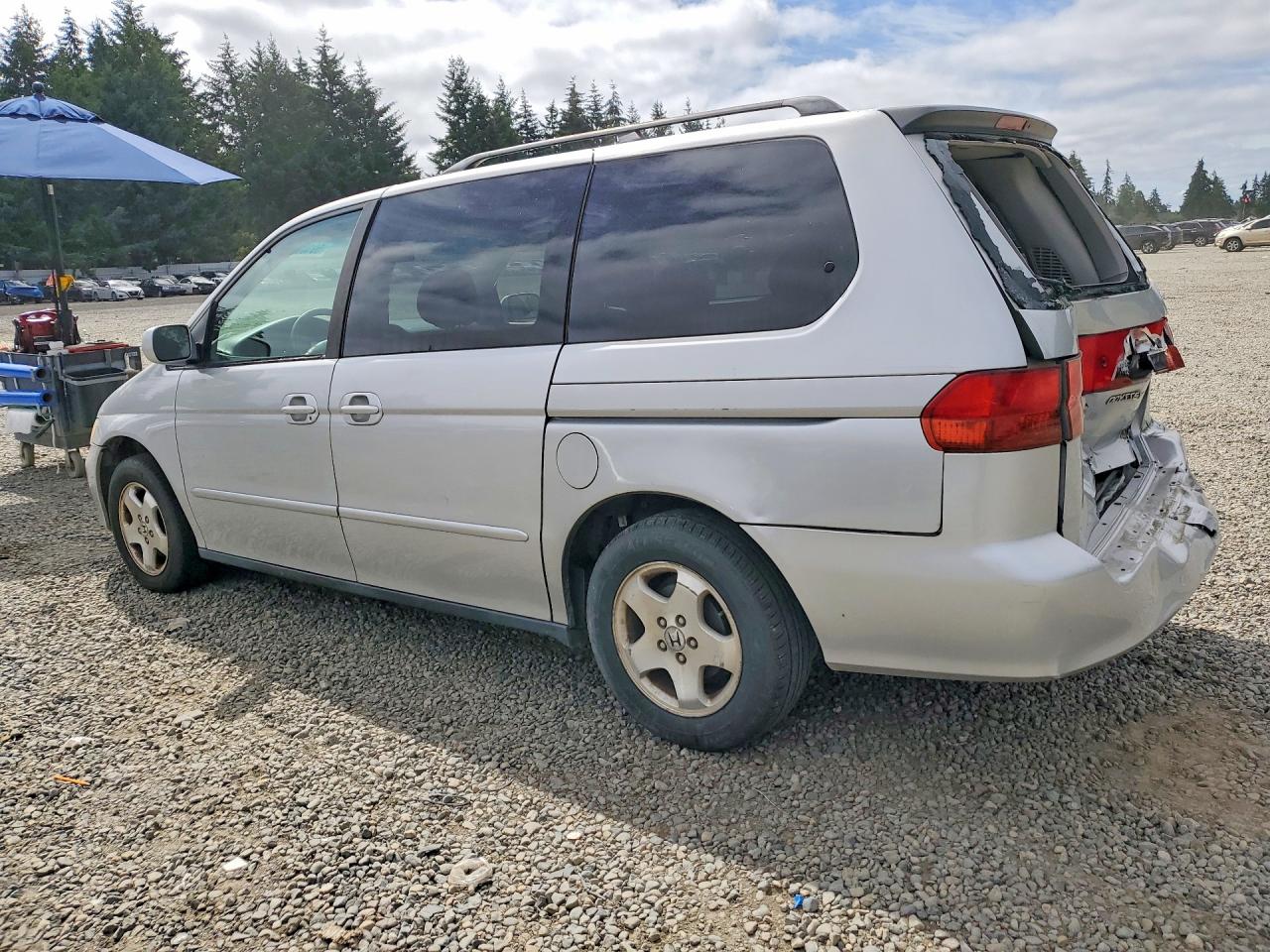 2001 Honda Odyssey Ex Silver vin: 2HKRL18601H607369