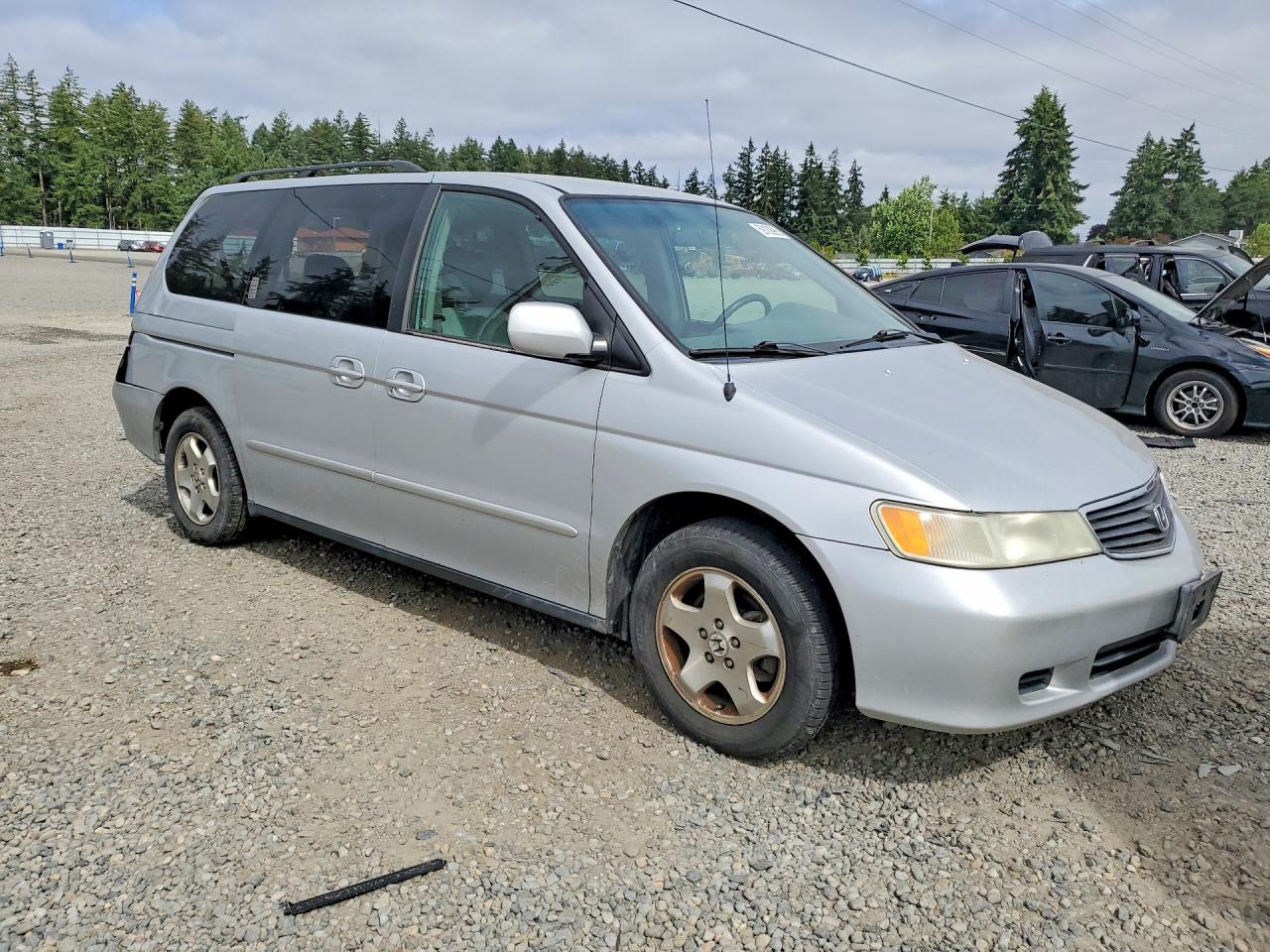 2001 Honda Odyssey Ex Silver vin: 2HKRL18601H607369