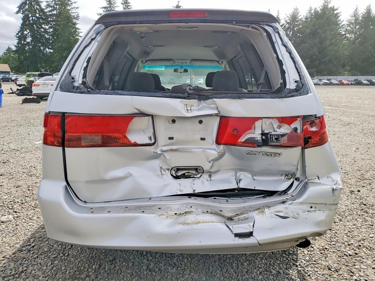 2001 Honda Odyssey Ex Silver vin: 2HKRL18601H607369