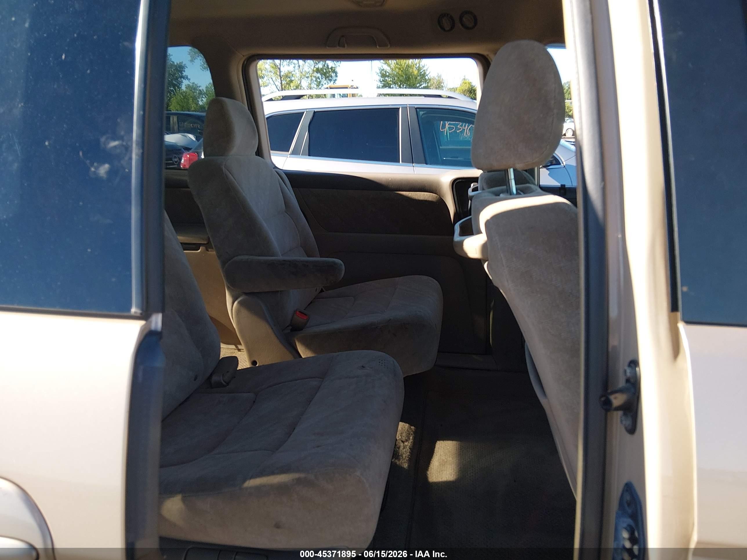 2002 Honda Odyssey Ex Tan vin: 2HKRL18602H504891