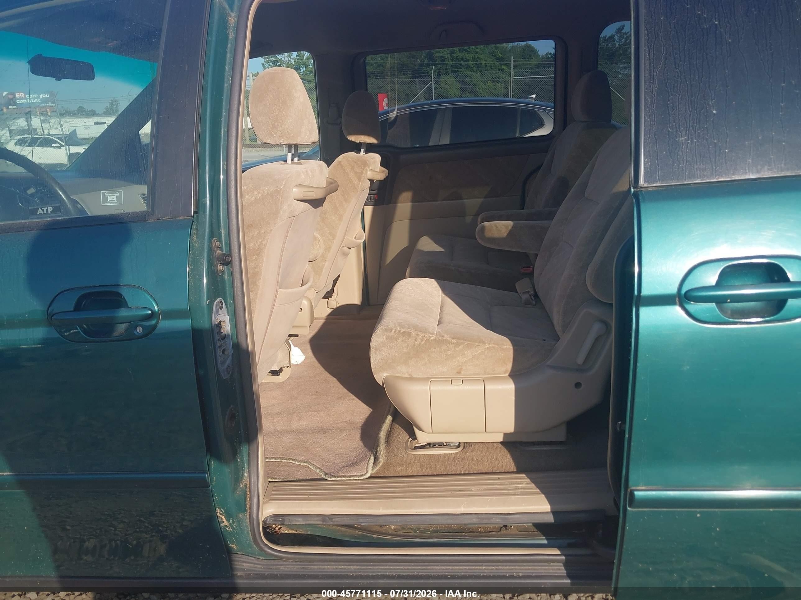 2002 Honda Odyssey Ex Green vin: 2HKRL18602H558126